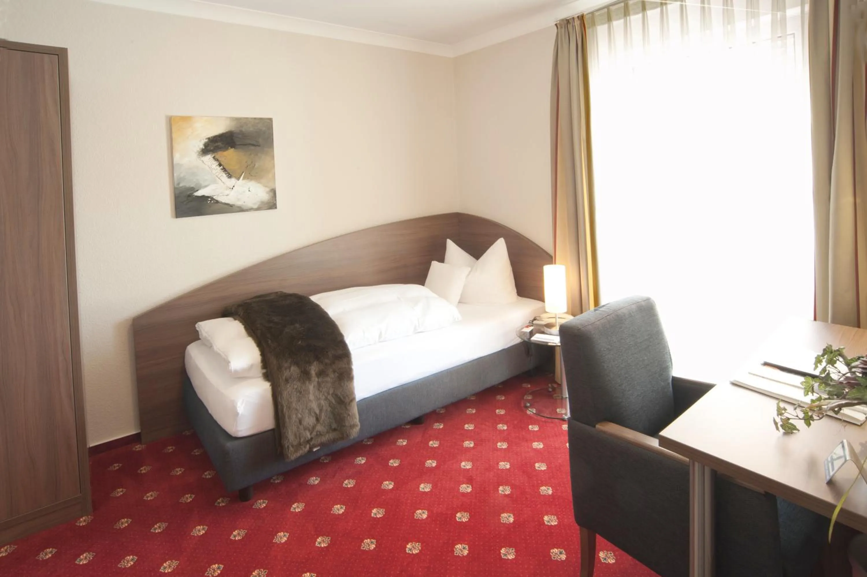 Photo of the whole room, Bed in Isselhorster Landhaus