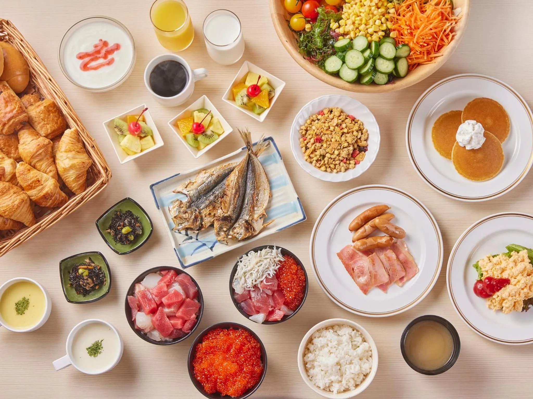 Breakfast in Mikazuki Sea-Park Hotel Katsuura