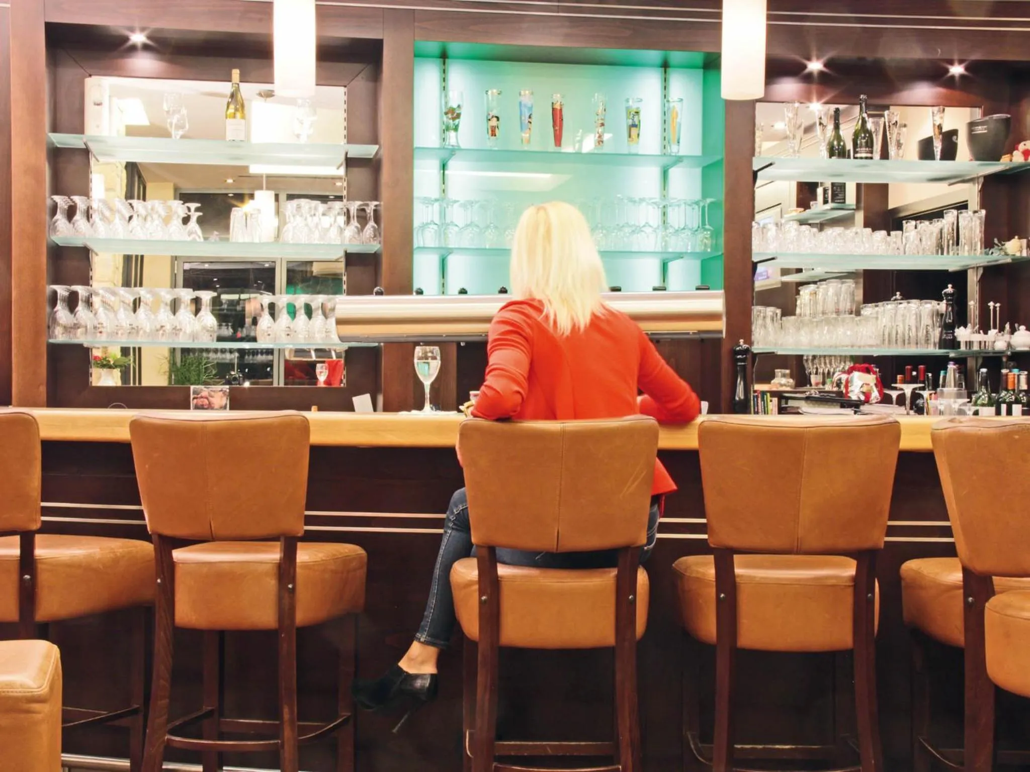 Lounge or bar in Hotel Lindenkrug