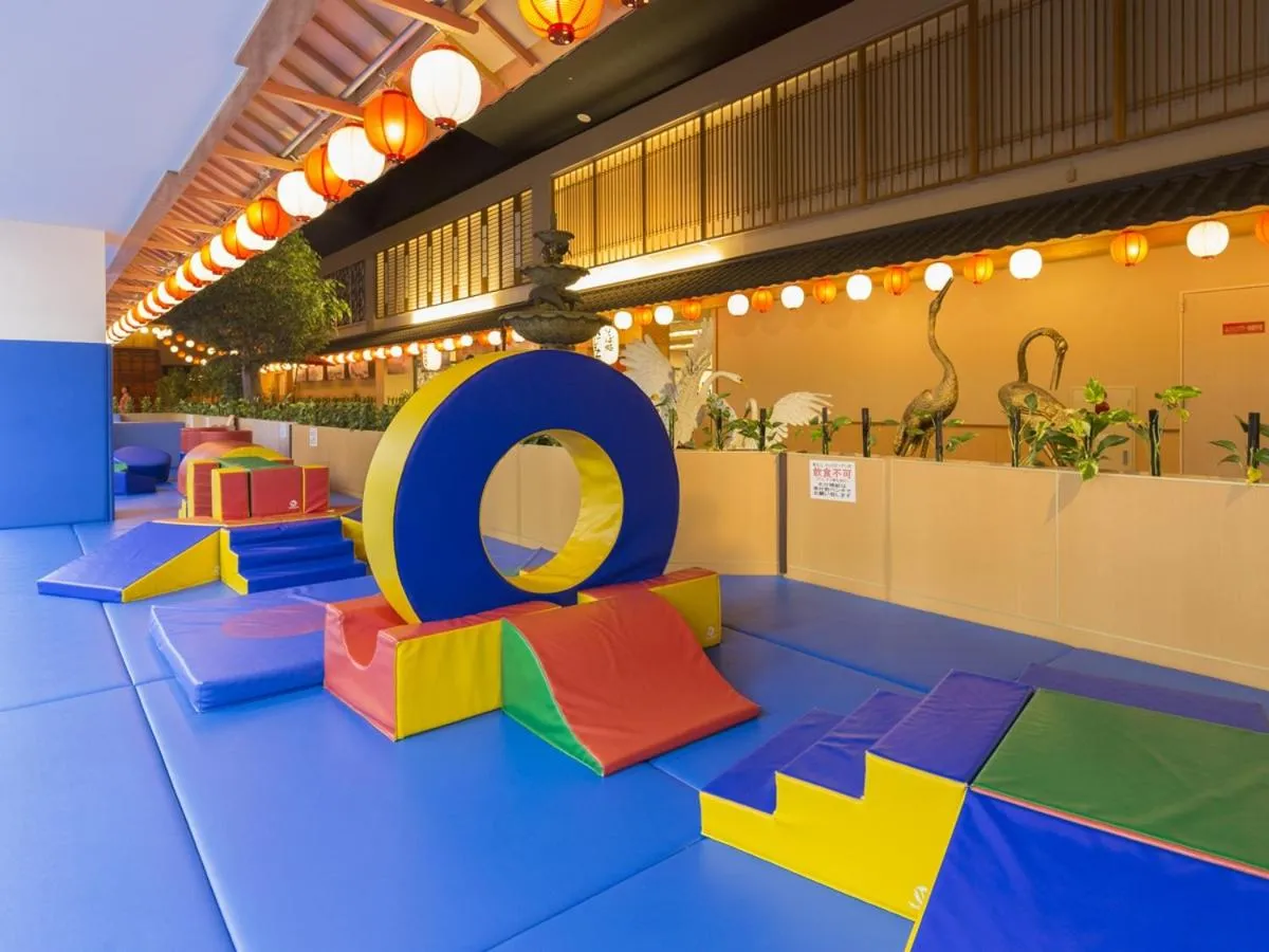 Children play ground in Ryugujo Spa Hotel Mikazuki Ryugutei