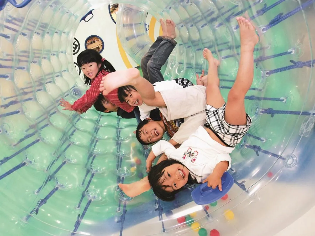 Children play ground in Ryugujo Spa Hotel Mikazuki Ryugutei