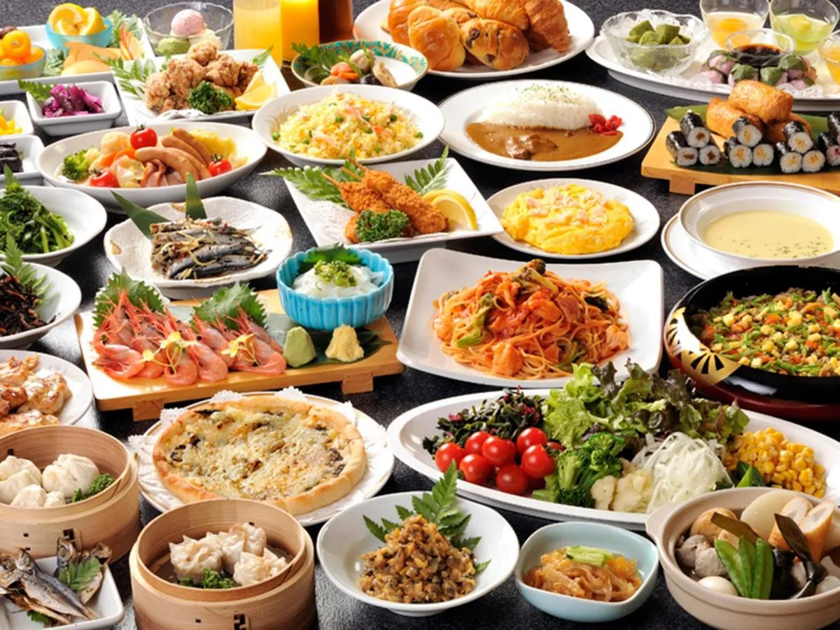 Lunch in Ryugujo Spa Hotel Mikazuki Ryugutei