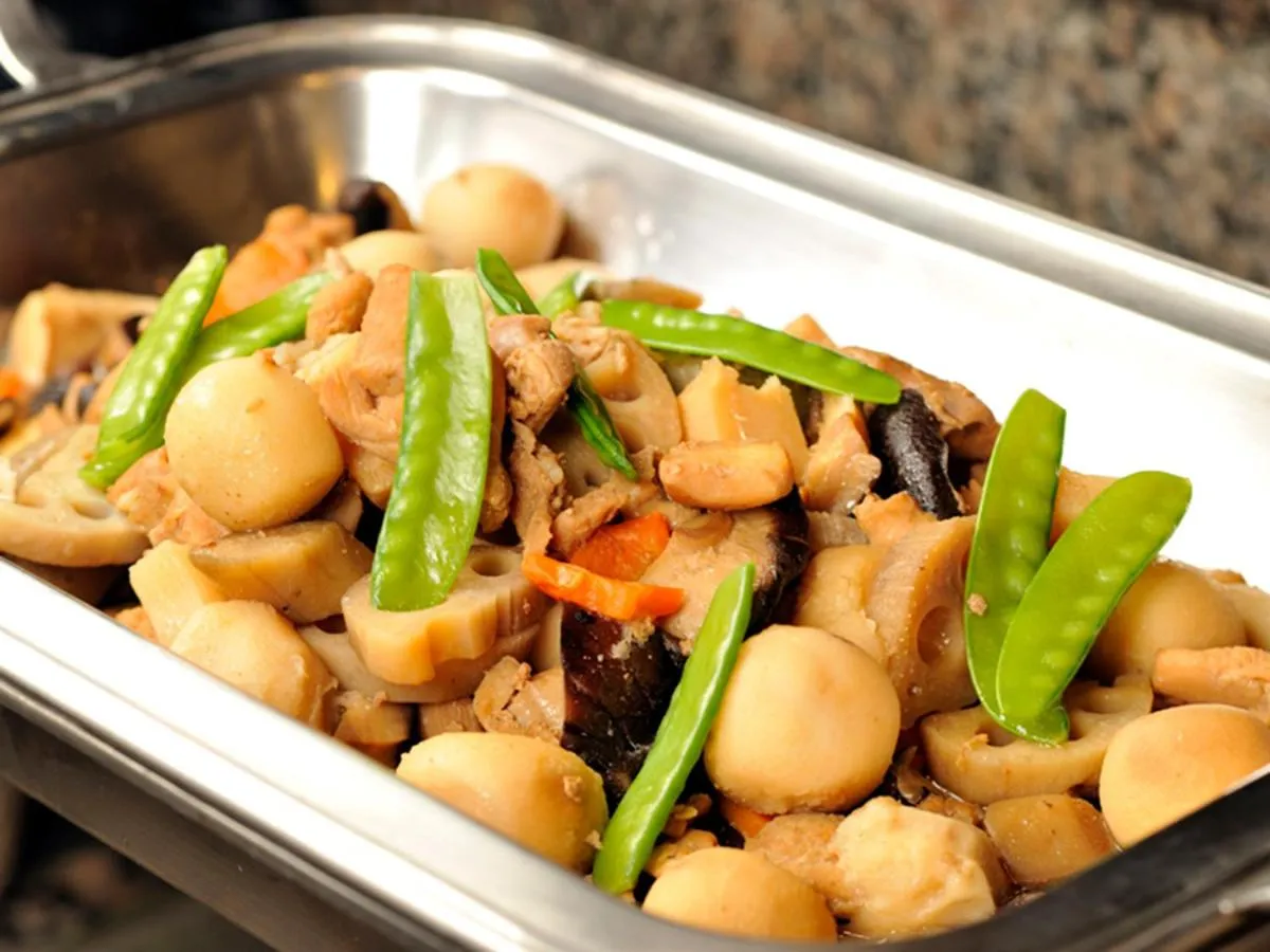 Buffet breakfast in Ryugujo Spa Hotel Mikazuki Ryugutei