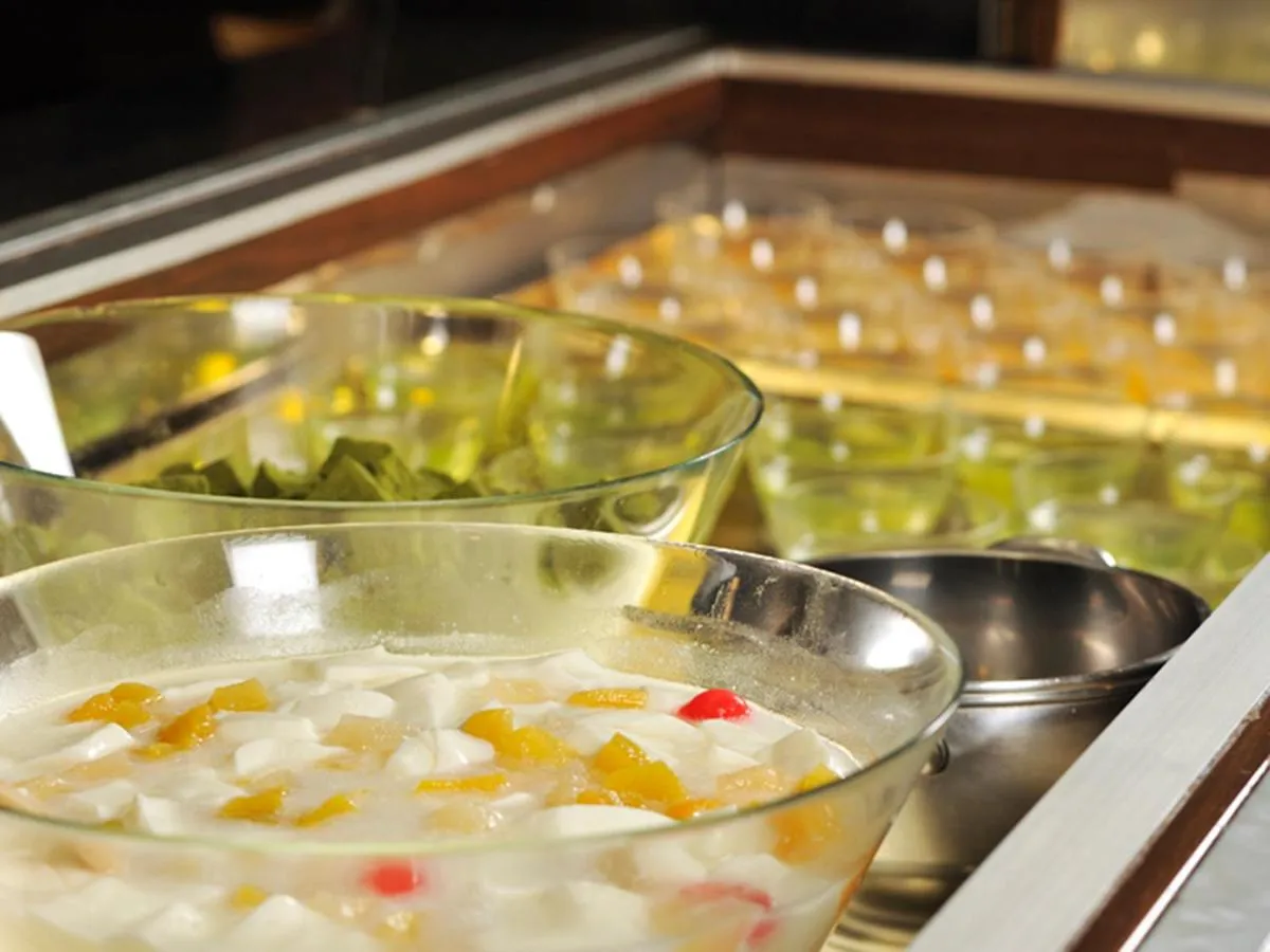 Buffet breakfast in Ryugujo Spa Hotel Mikazuki Ryugutei