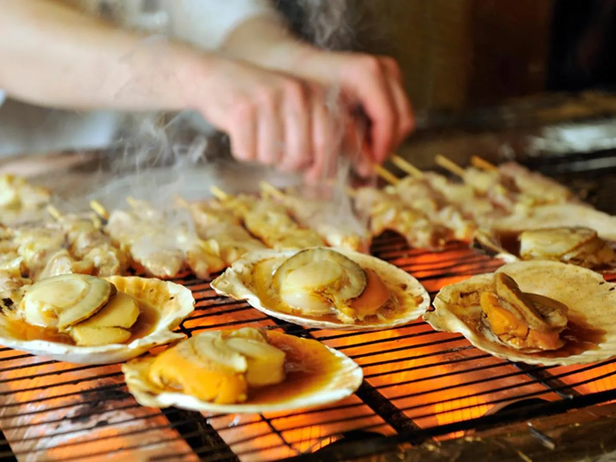 Dinner in Ryugujo Spa Hotel Mikazuki Ryugutei