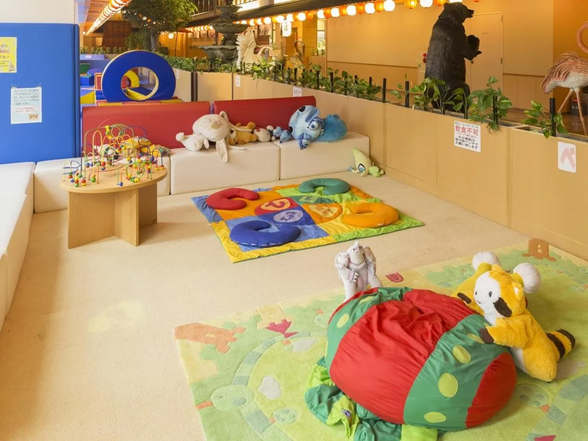 Children play ground in Ryugujo Spa Hotel Mikazuki Ryugutei