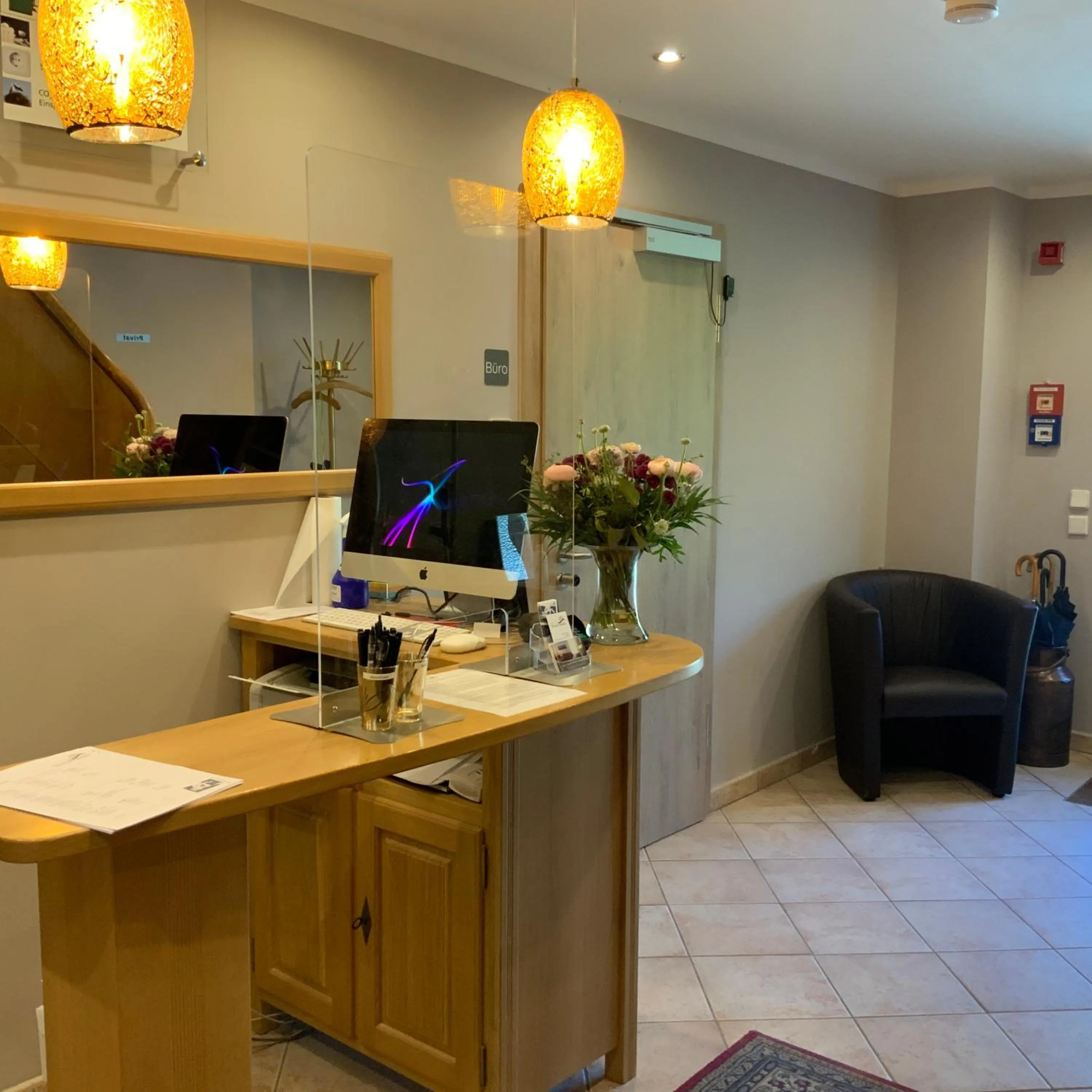 Lobby or reception in Hotel Wintersmühle