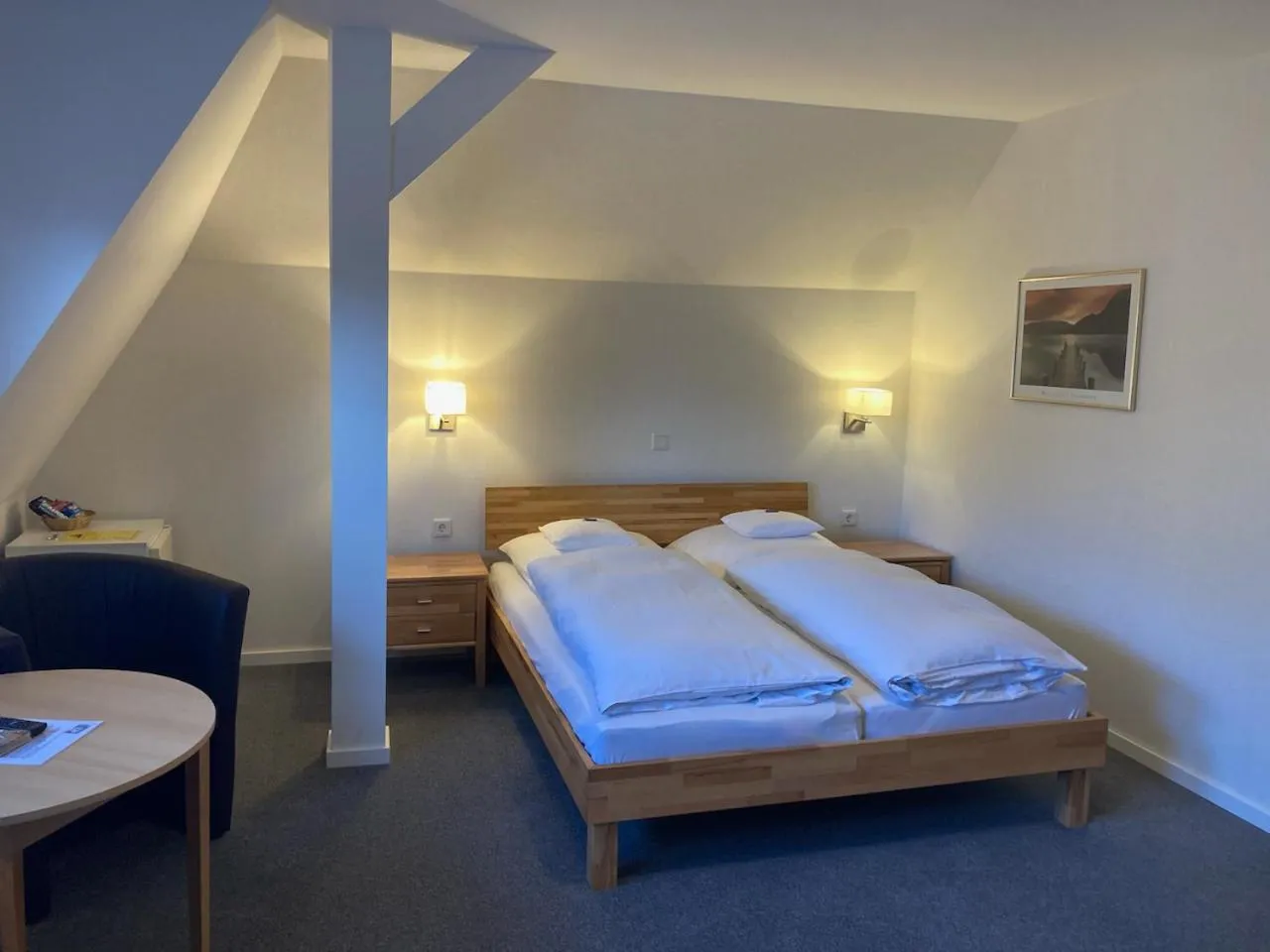 Bed in Hotel Wintersmühle