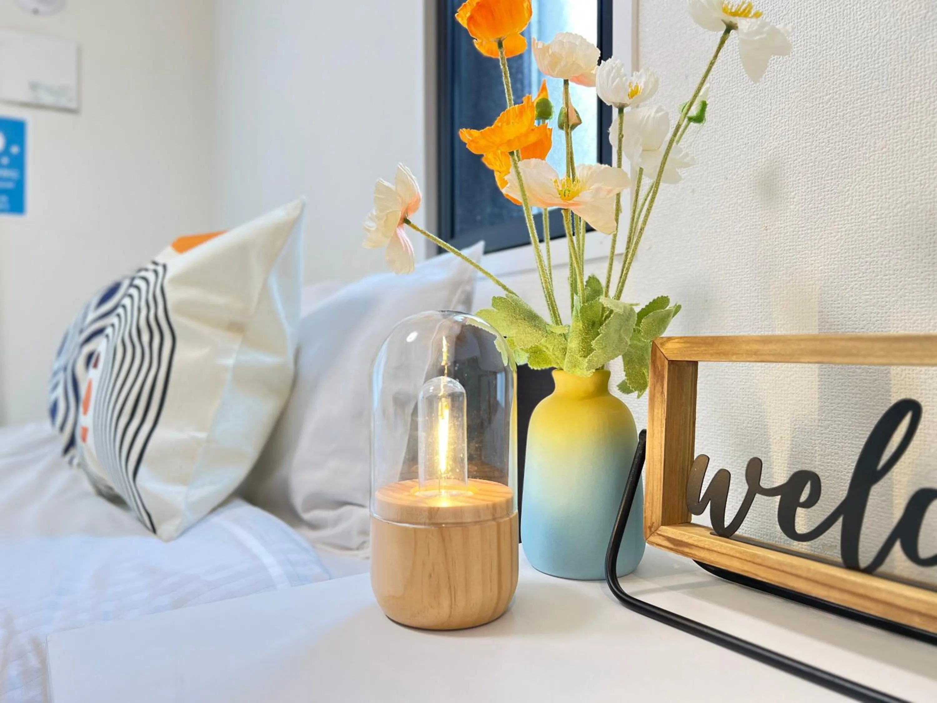 Bed in nestay inn tokyo kagurazaka