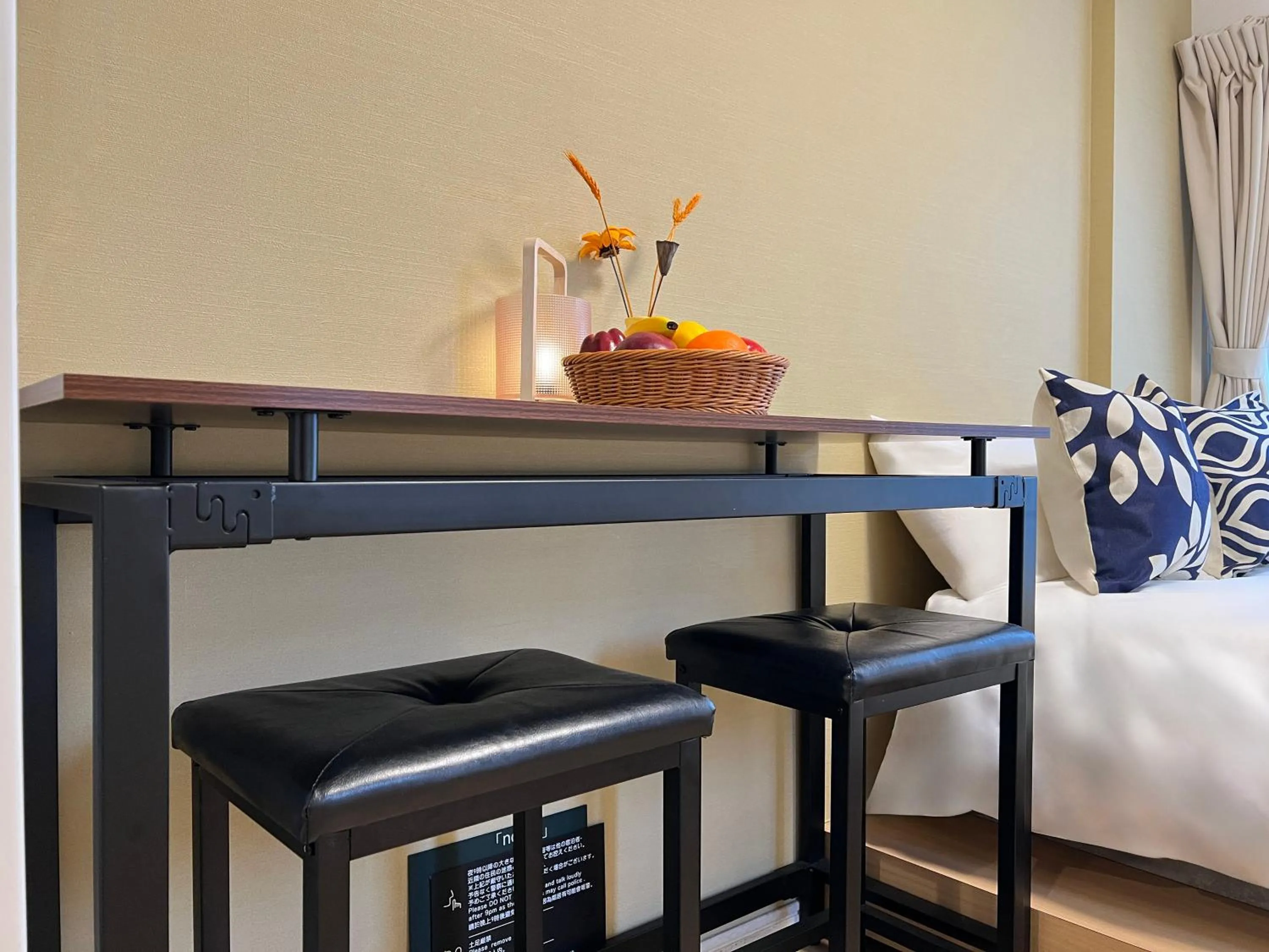 Bed in nestay inn tokyo kagurazaka