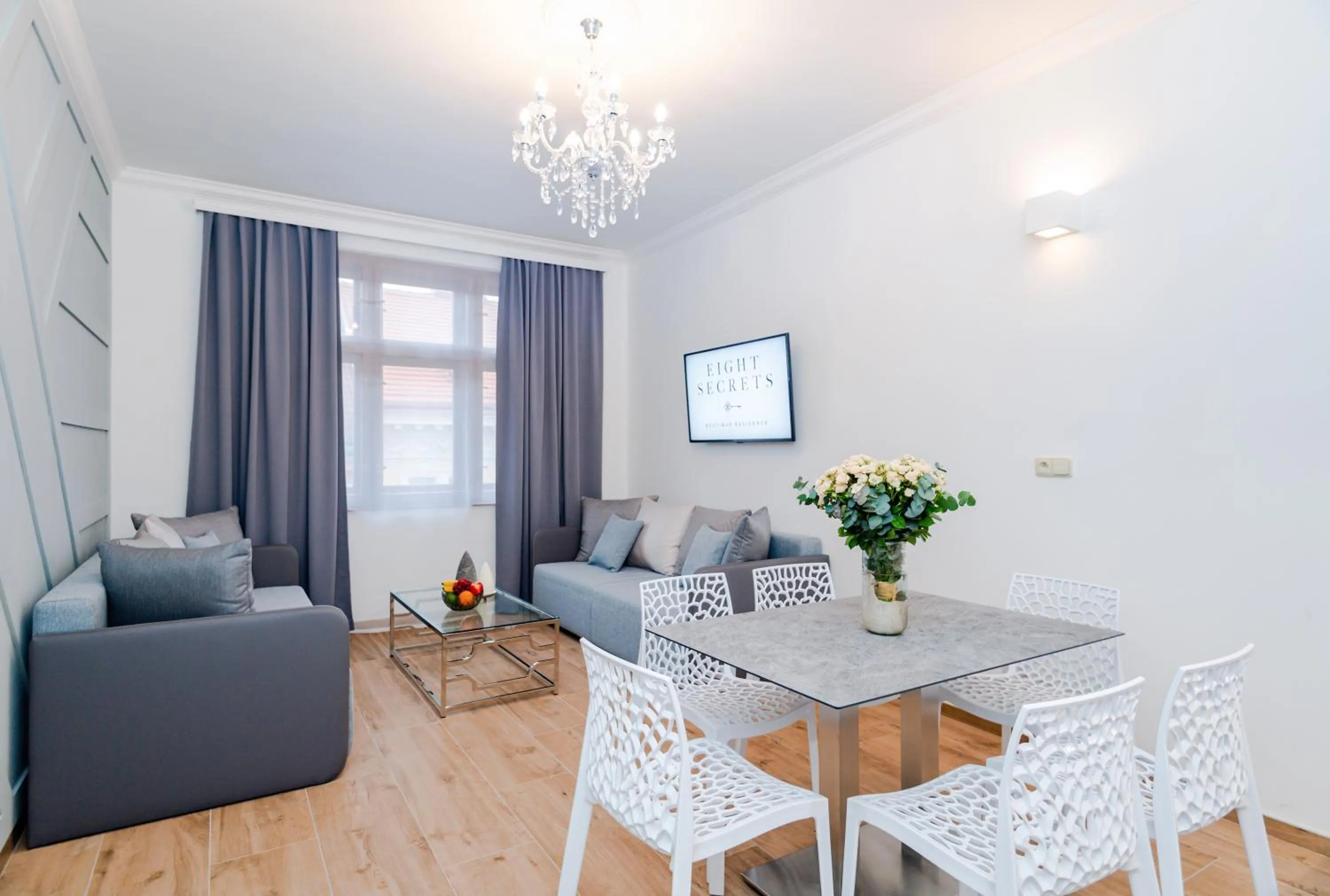 Living room in Eight Secrets Boutique Residence by Dwellfort