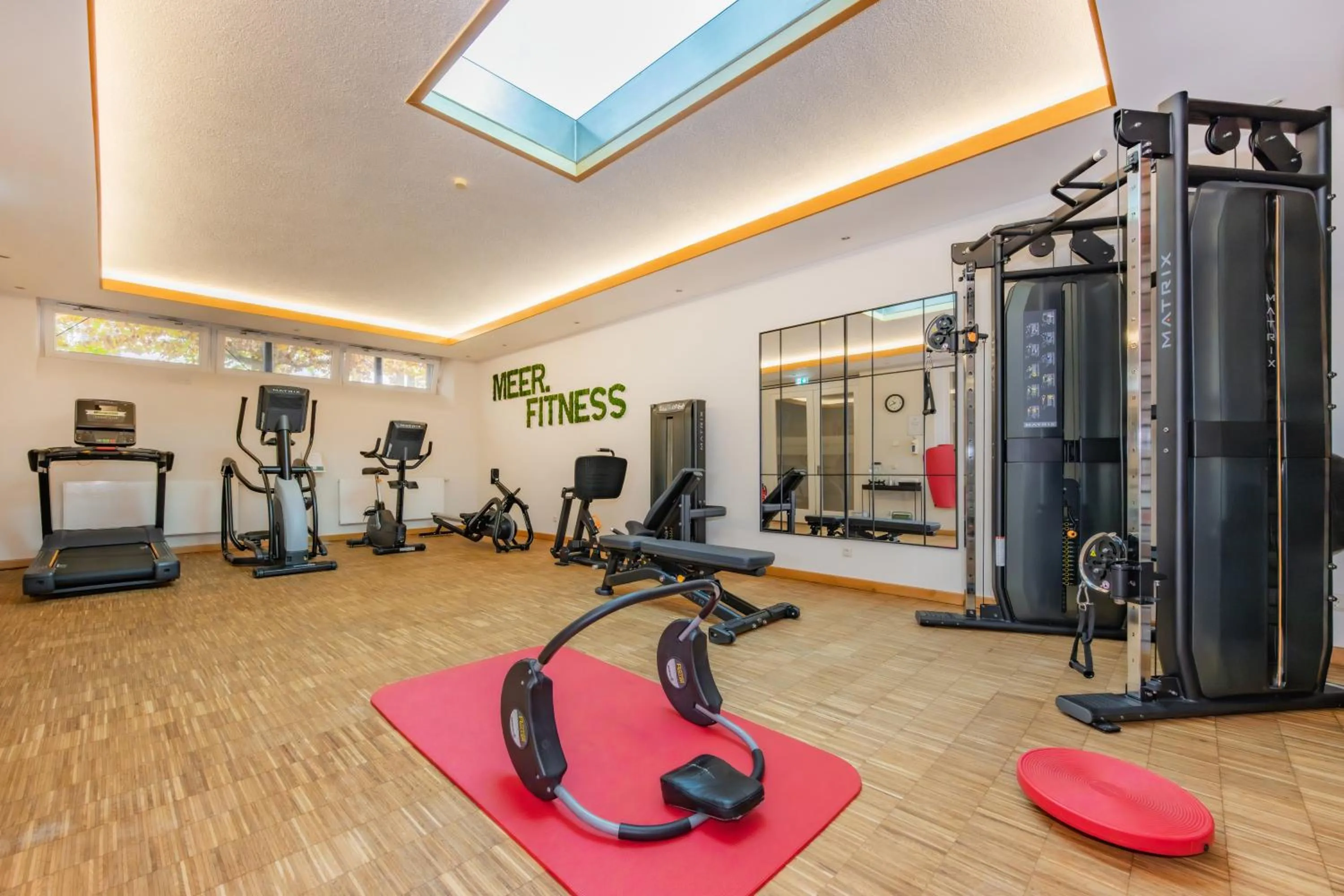 Fitness centre/facilities in Strandhotel Heringsdorf mit Soleaußenpool 30 Grad