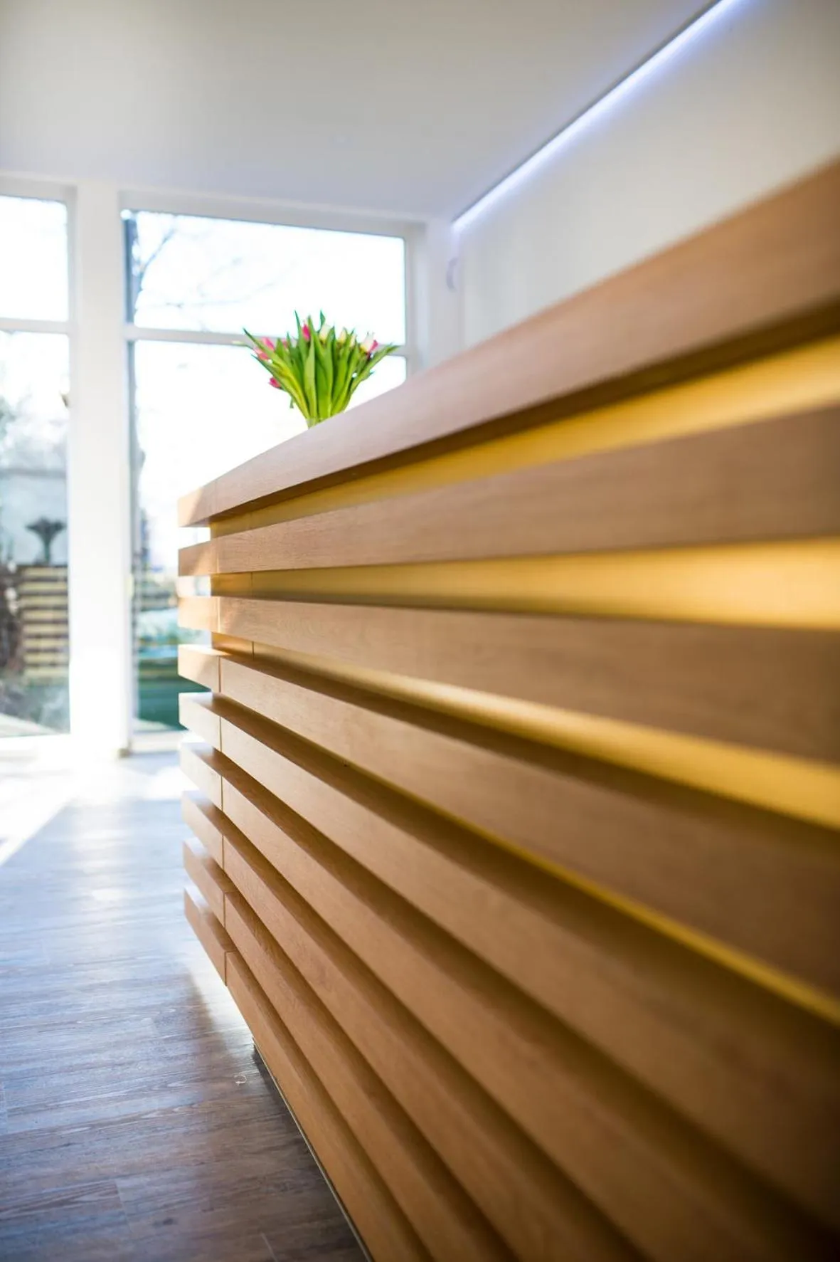 Communal lounge/ TV room in SOVA Hotel