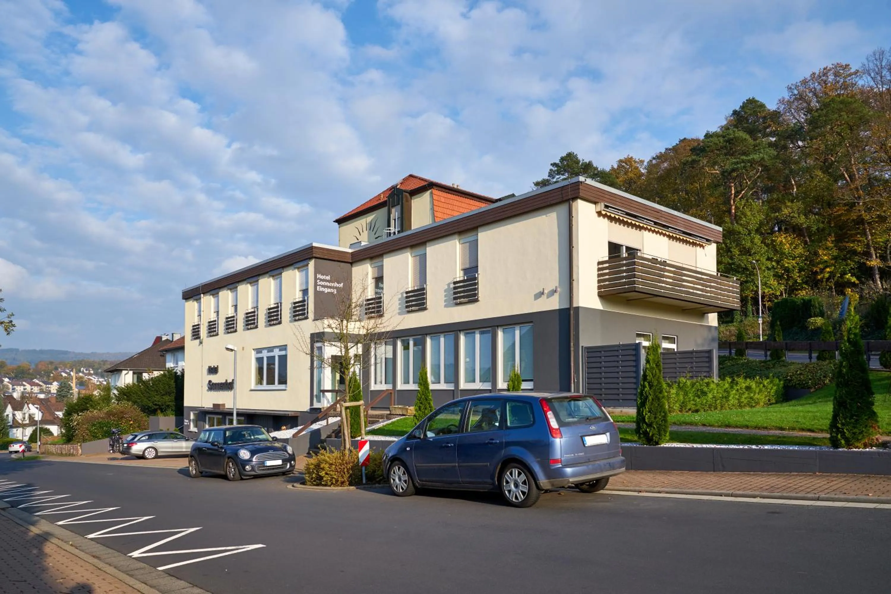 Facade/entrance in Sonnenhof