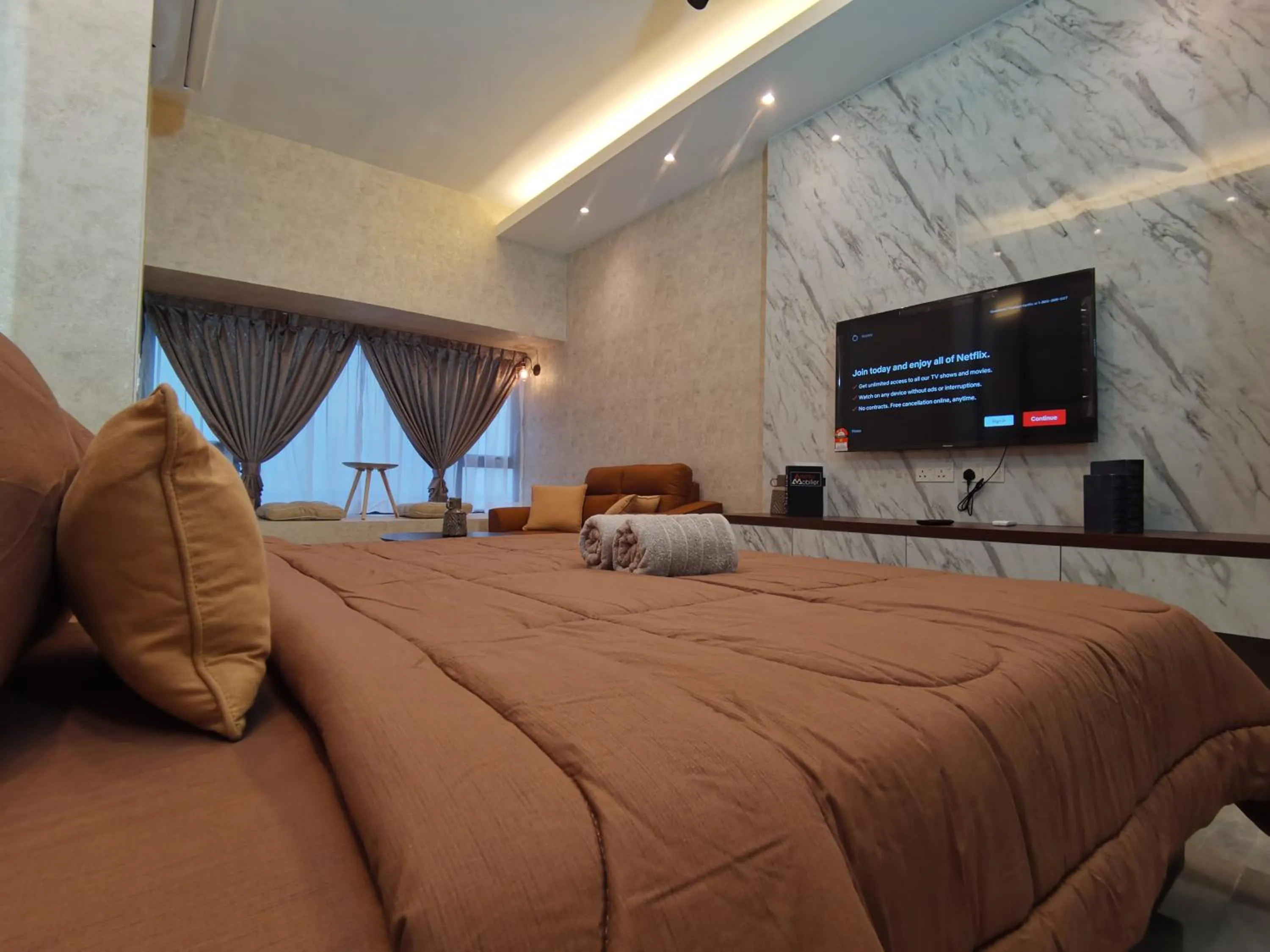 Bed in Attic Home Melaka Imperio Residence & Jonker