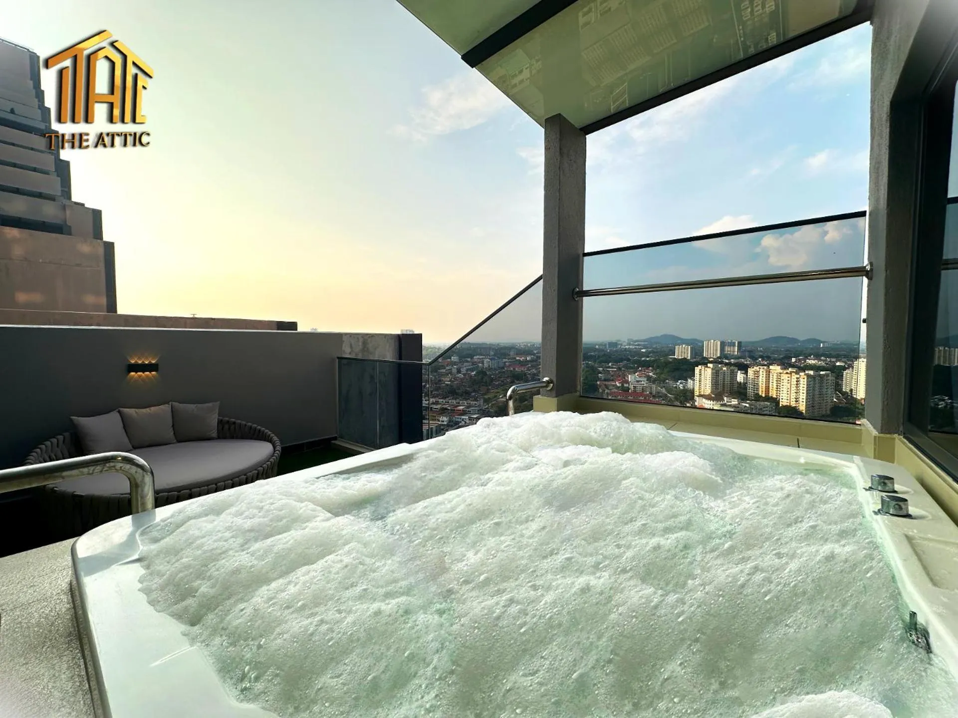 Balcony/Terrace in Attic Home Melaka Imperio Residence & Jonker