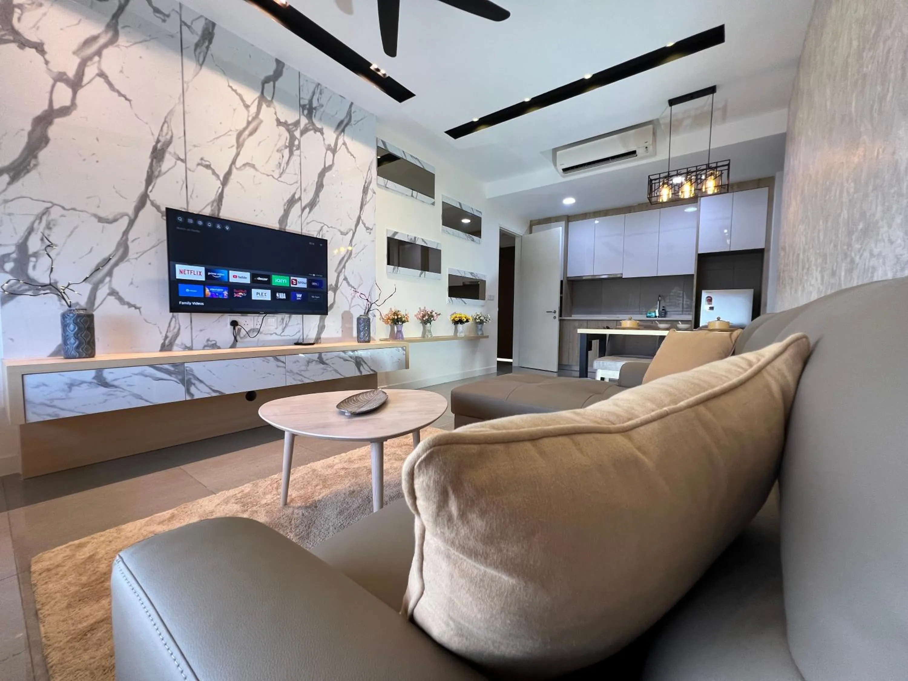 TV and multimedia in Attic Home Melaka Imperio Residence & Jonker