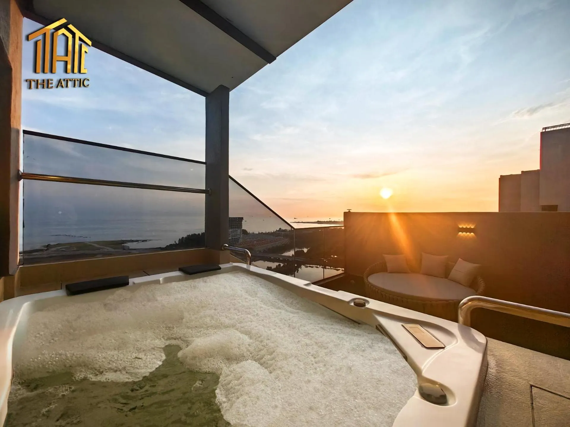 Balcony/Terrace in Attic Home Melaka Imperio Residence & Jonker