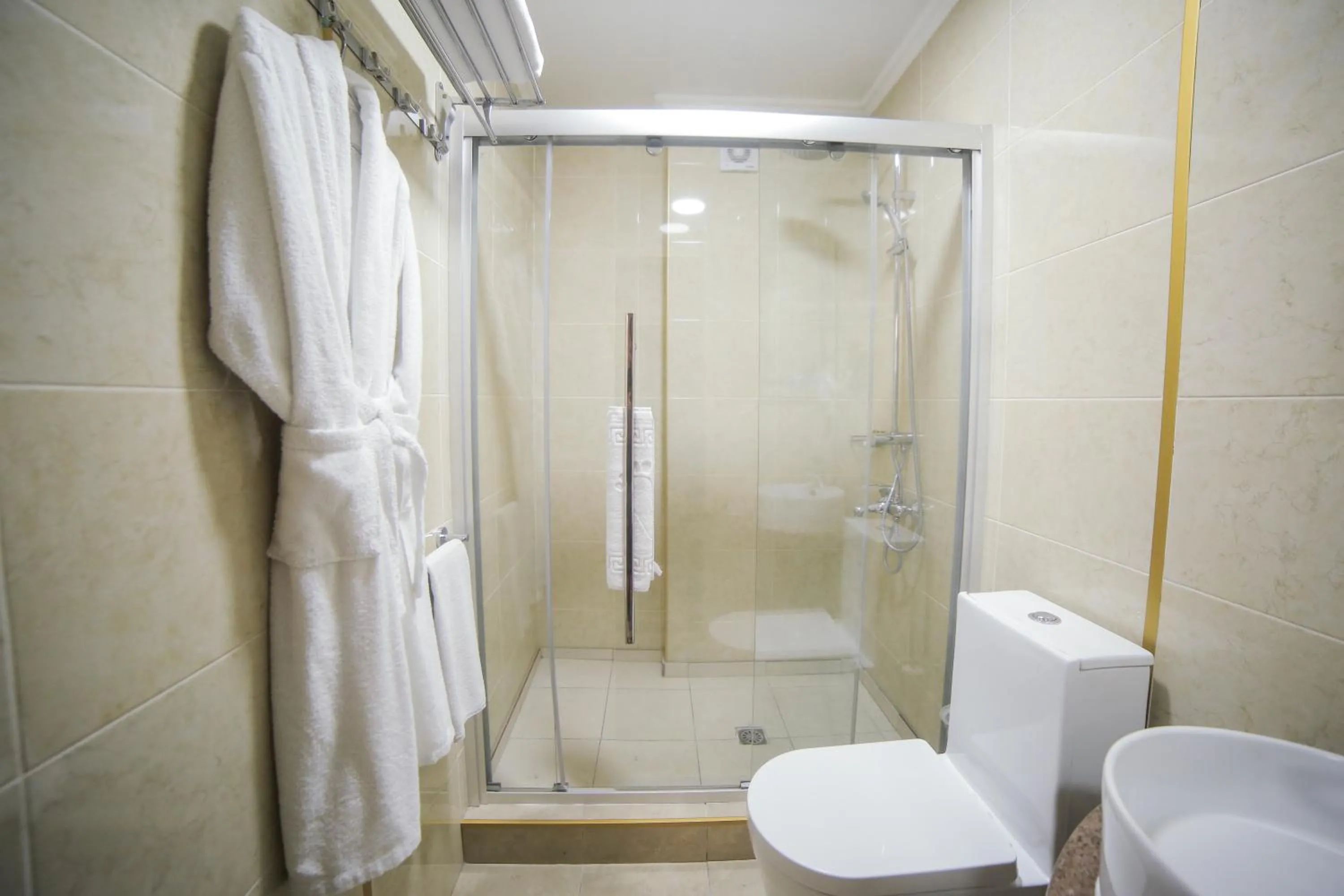 Shower in Onyx Hotel Bishkek