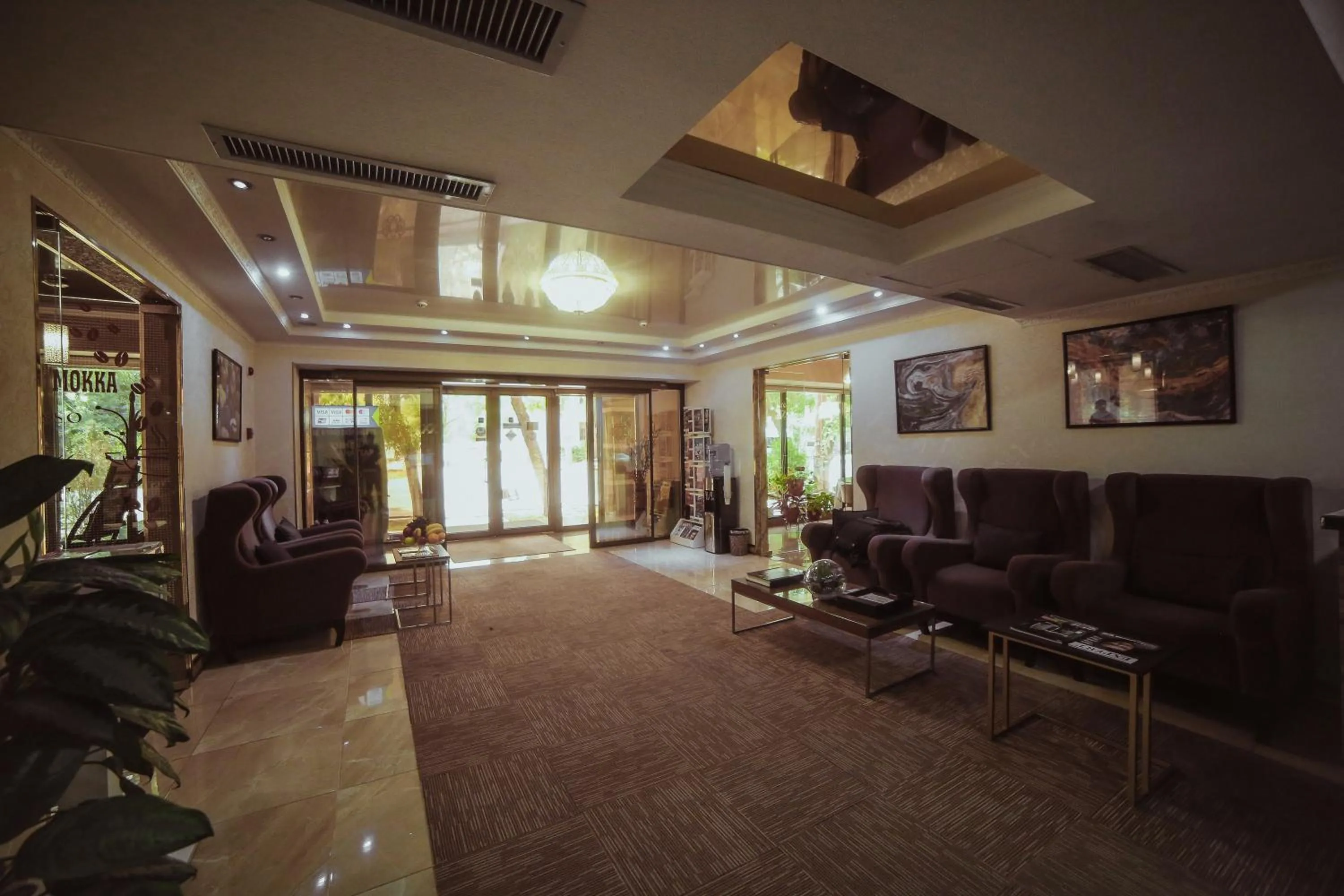 Lobby or reception in Onyx Hotel Bishkek