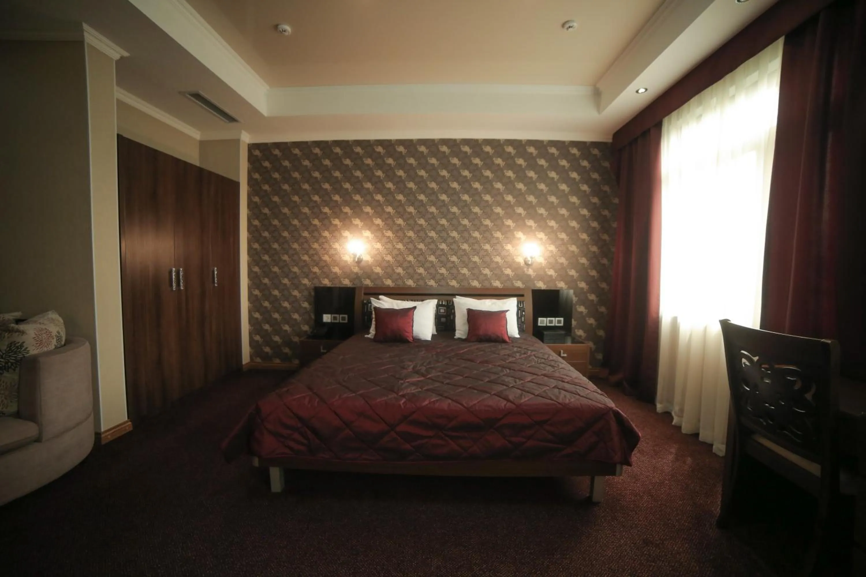 Bed in Onyx Hotel Bishkek