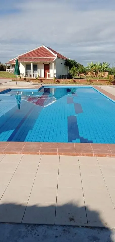 Pool view in Koh Ker Hotel and Restaurant