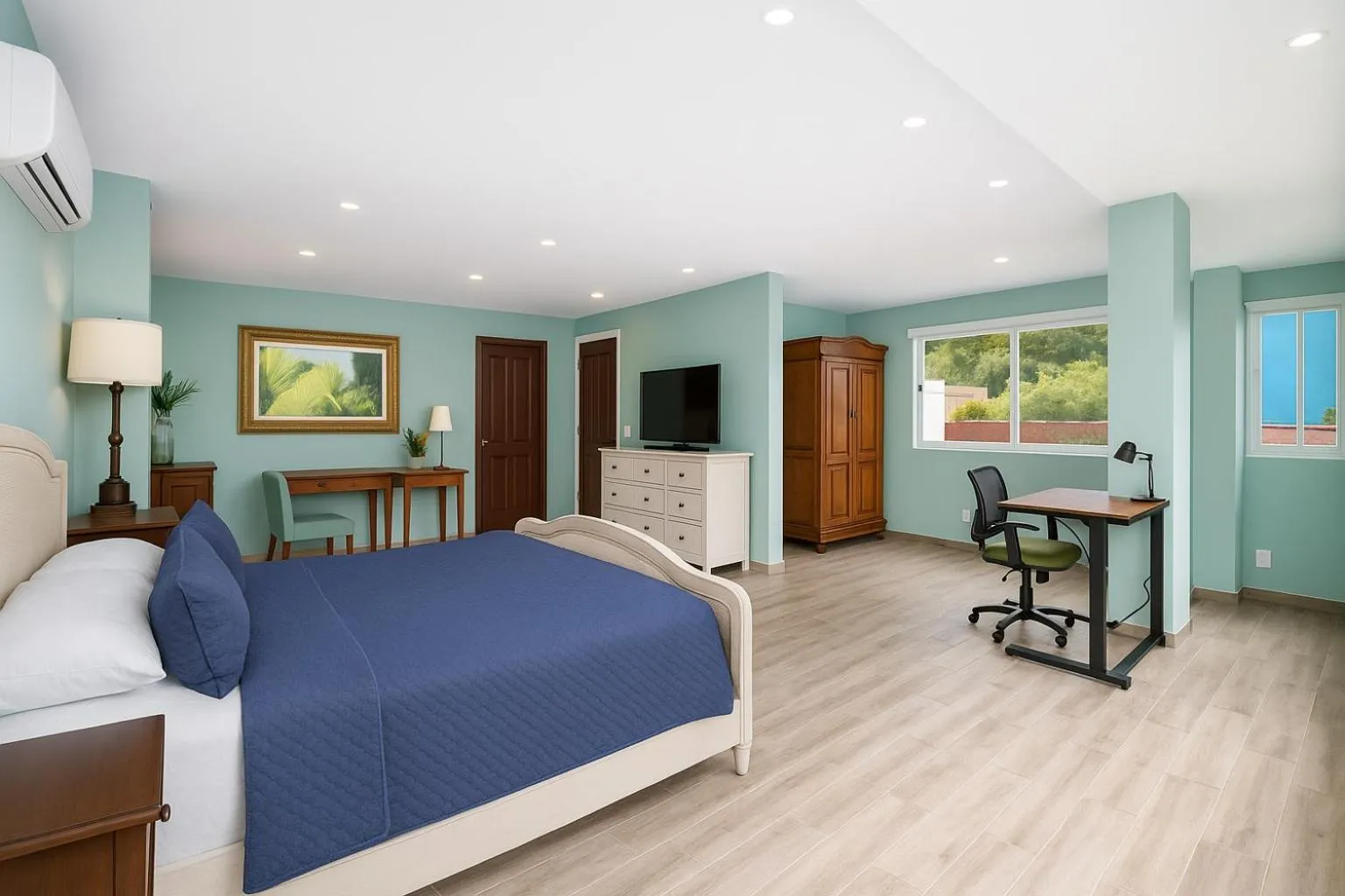 Bed in South Shore Villa Armonia Luxury Boutique