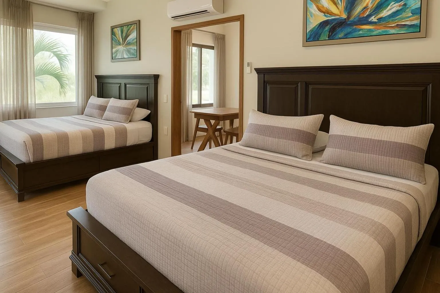 Bed in South Shore Villa Armonia Luxury Boutique