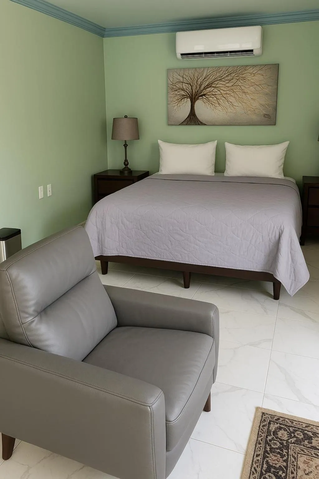 Bed in South Shore Villa Armonia Luxury Boutique