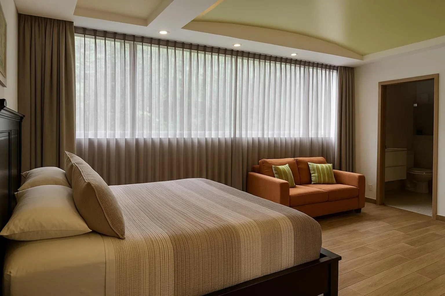 Bed in South Shore Villa Armonia Luxury Boutique