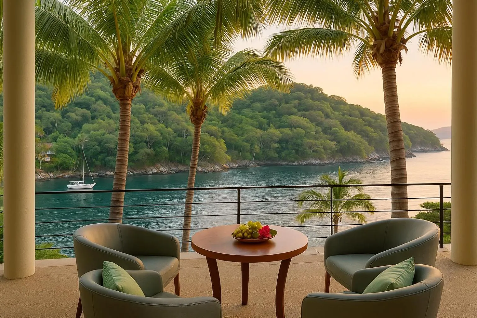 Natural landscape in South Shore Villa Armonia Luxury Boutique