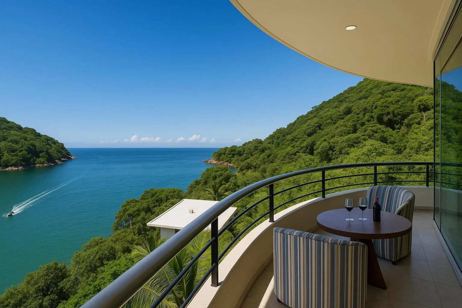 Patio in South Shore Villa Armonia Luxury Boutique