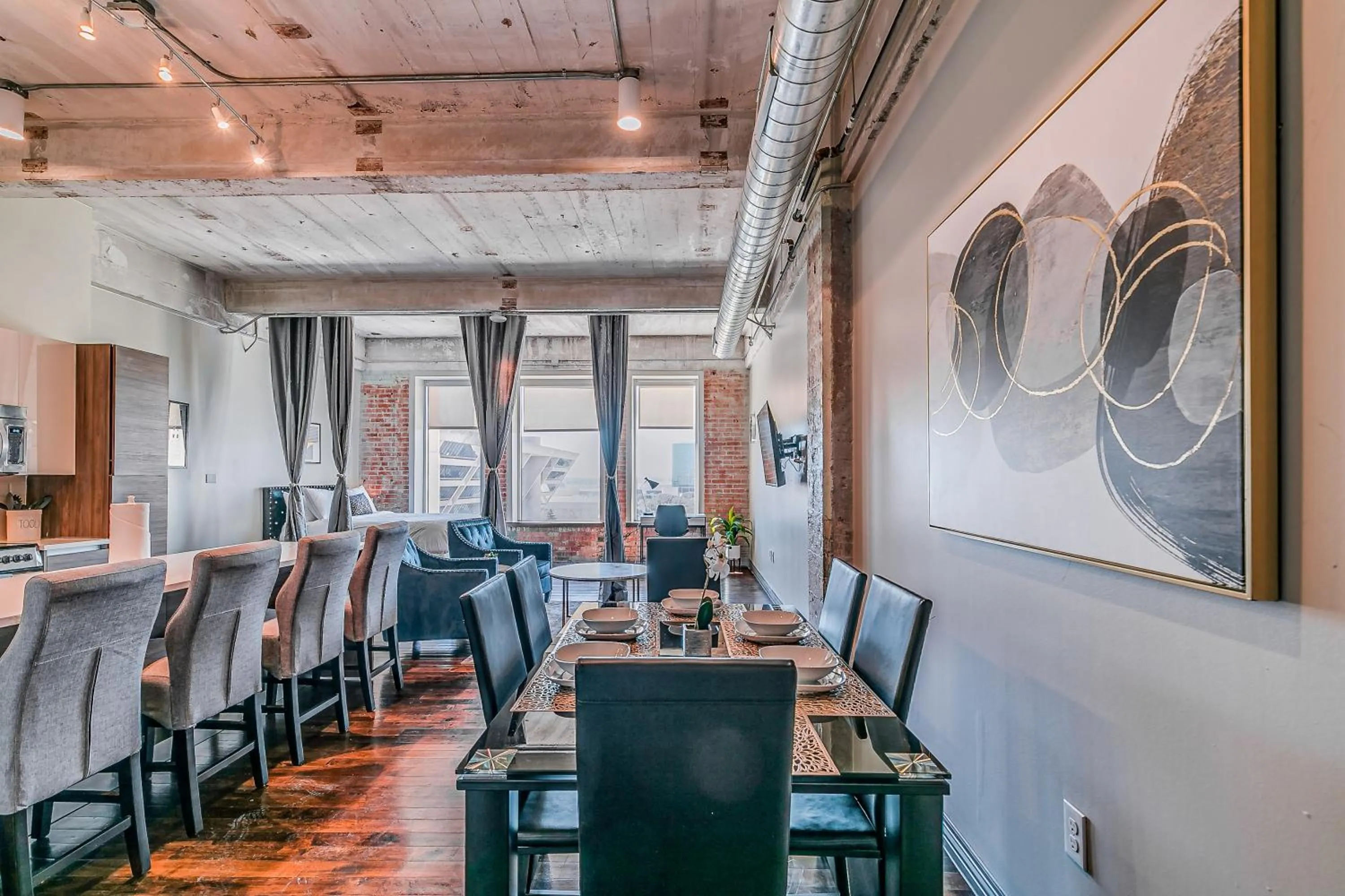 Living room in Luxury Downtown Dallas Stay by Amyfinehouse