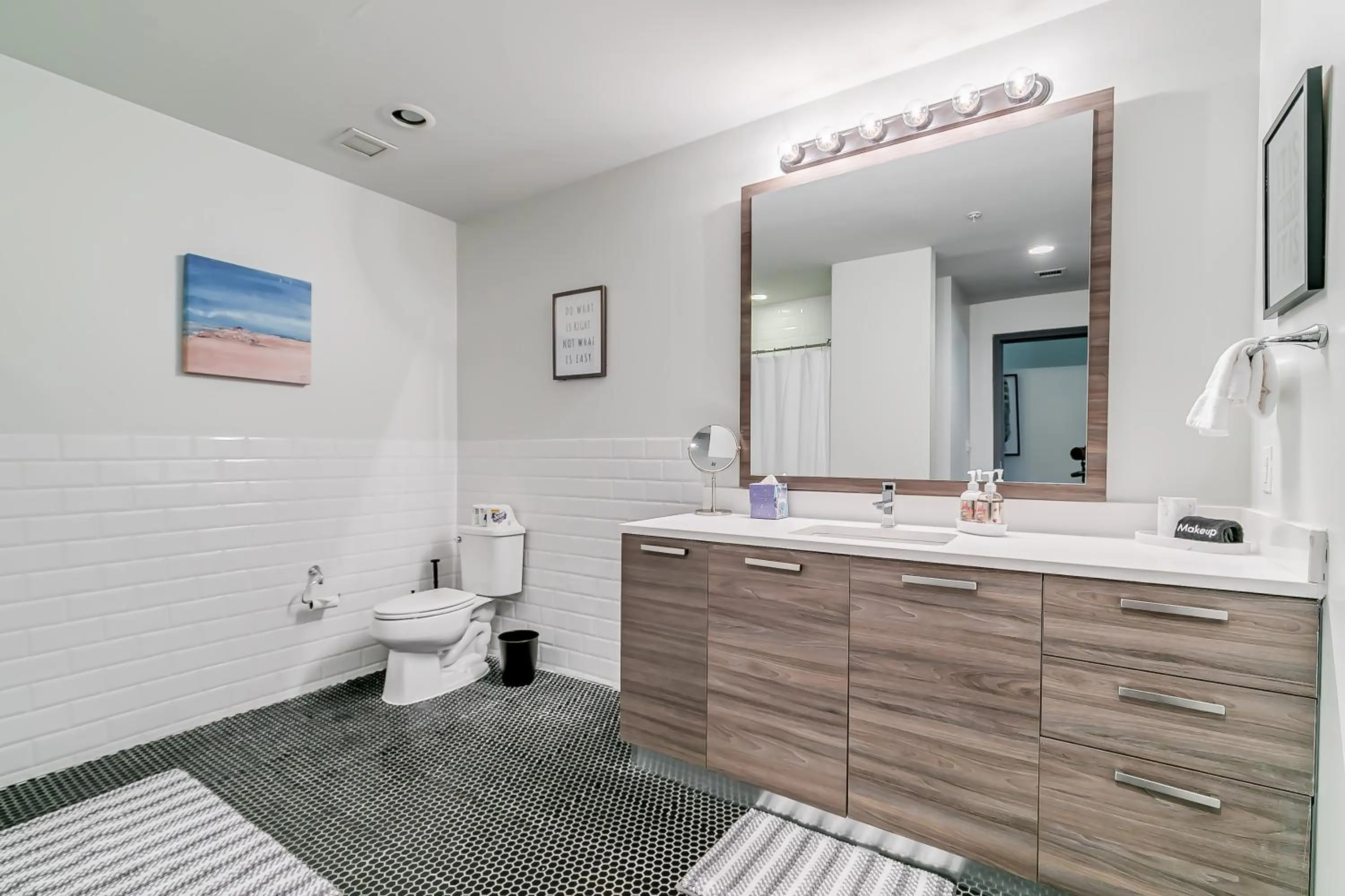 Shower in Luxury Downtown Dallas Stay by Amyfinehouse