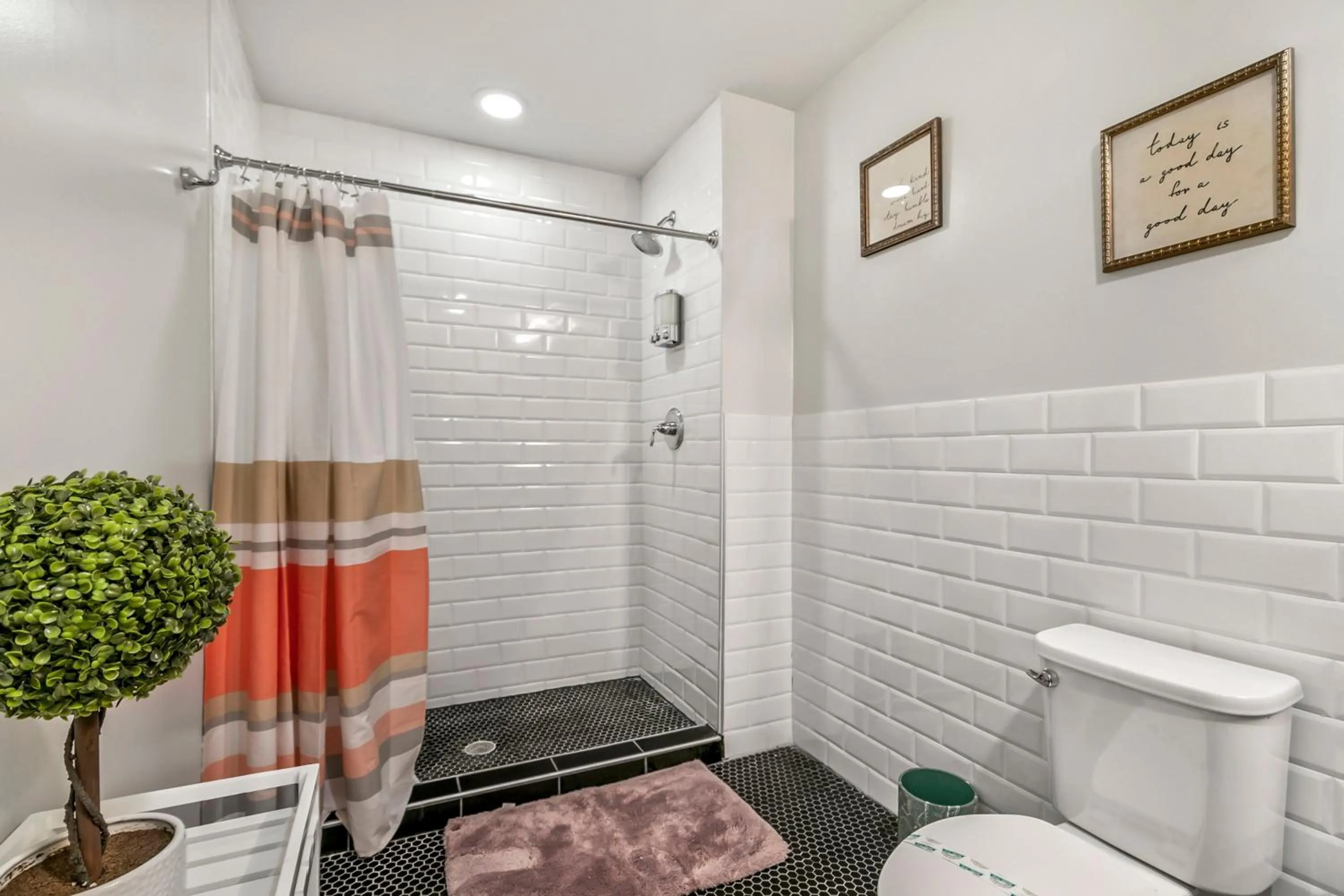 Shower in Luxury Downtown Dallas Stay by Amyfinehouse