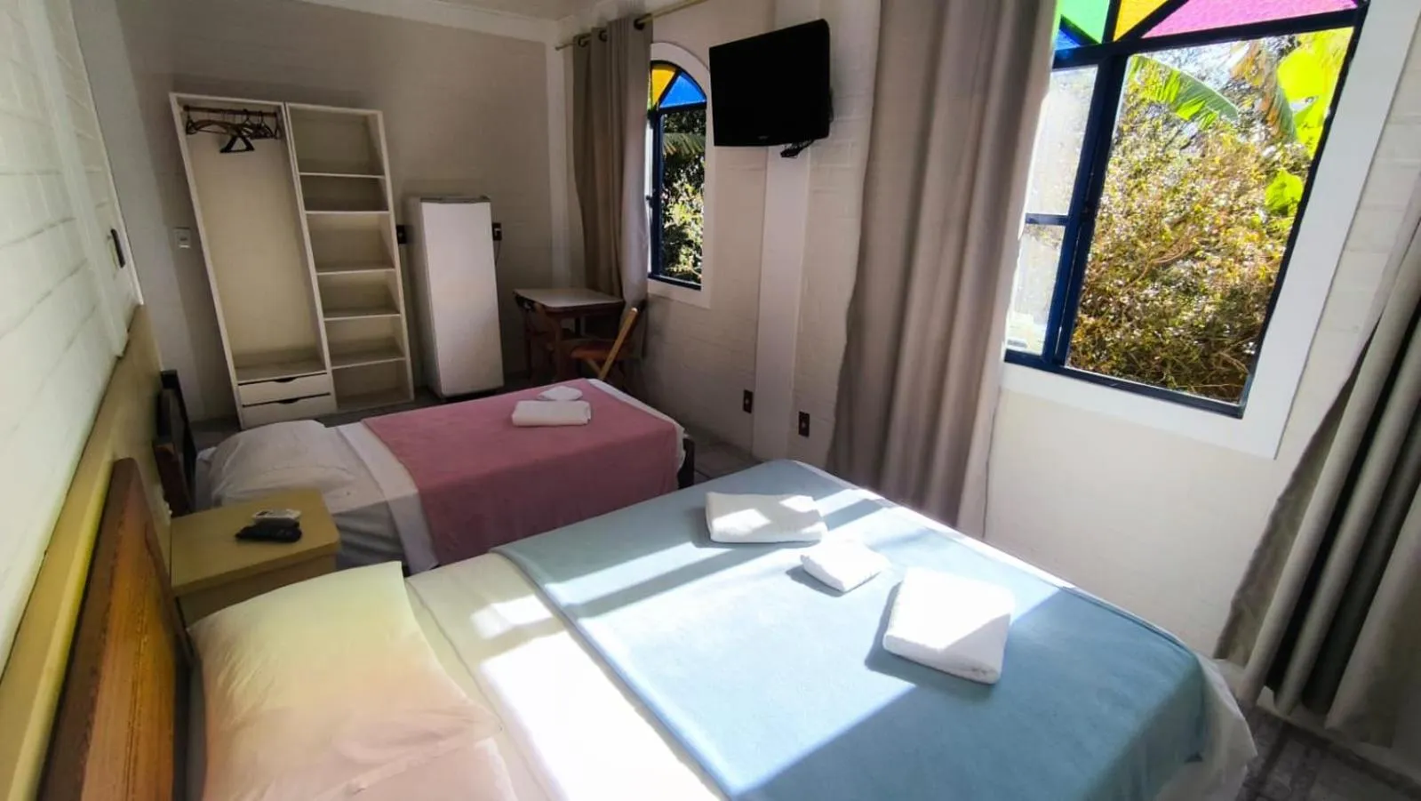 Bed in Pousada Maré de Lua