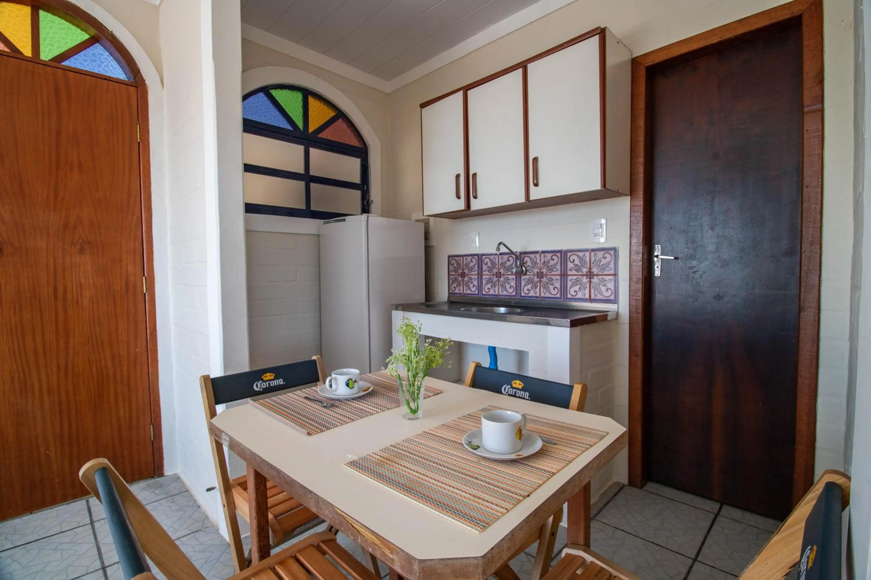 Living room in Pousada Maré de Lua