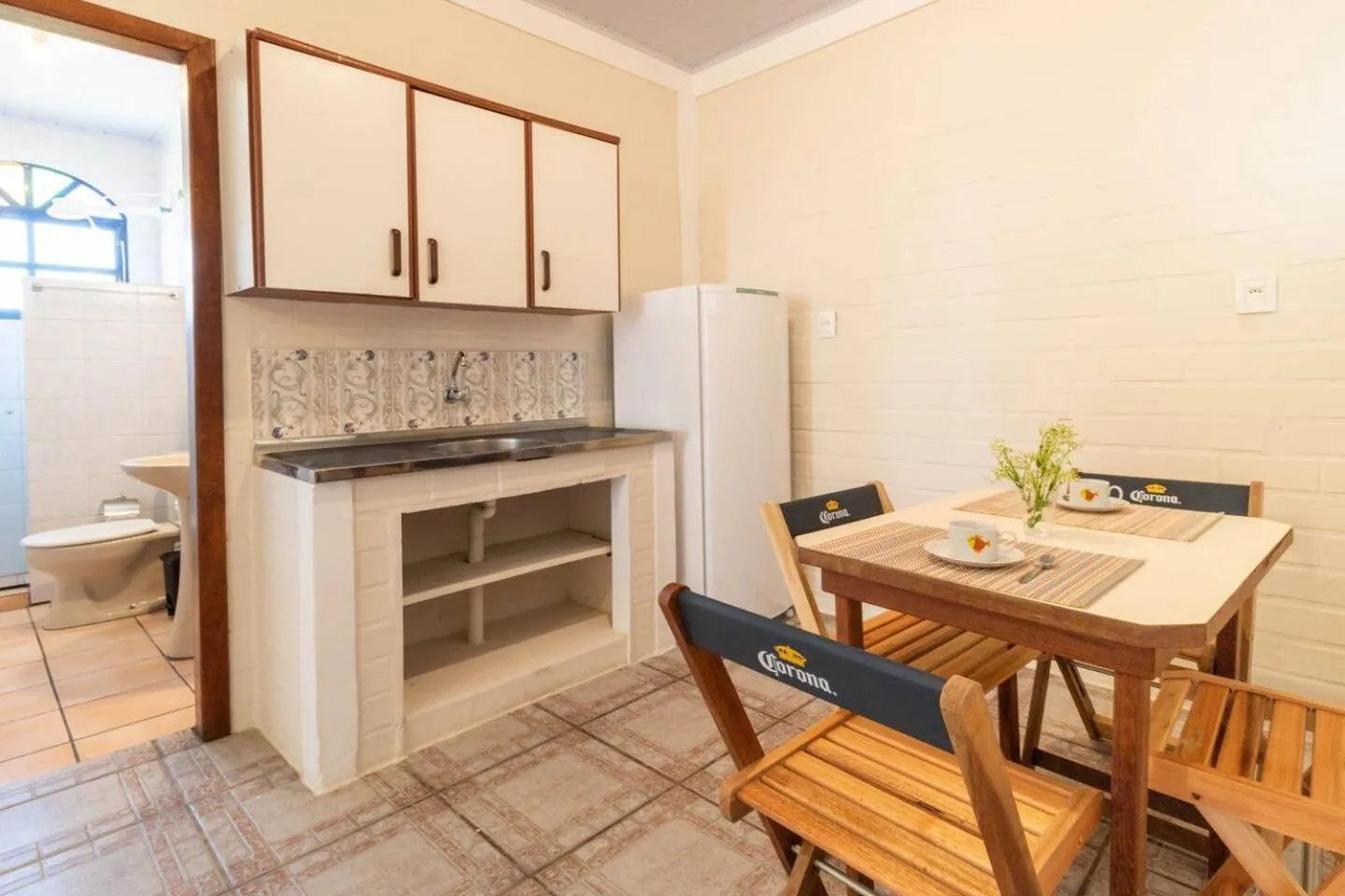Living room in Pousada Maré de Lua