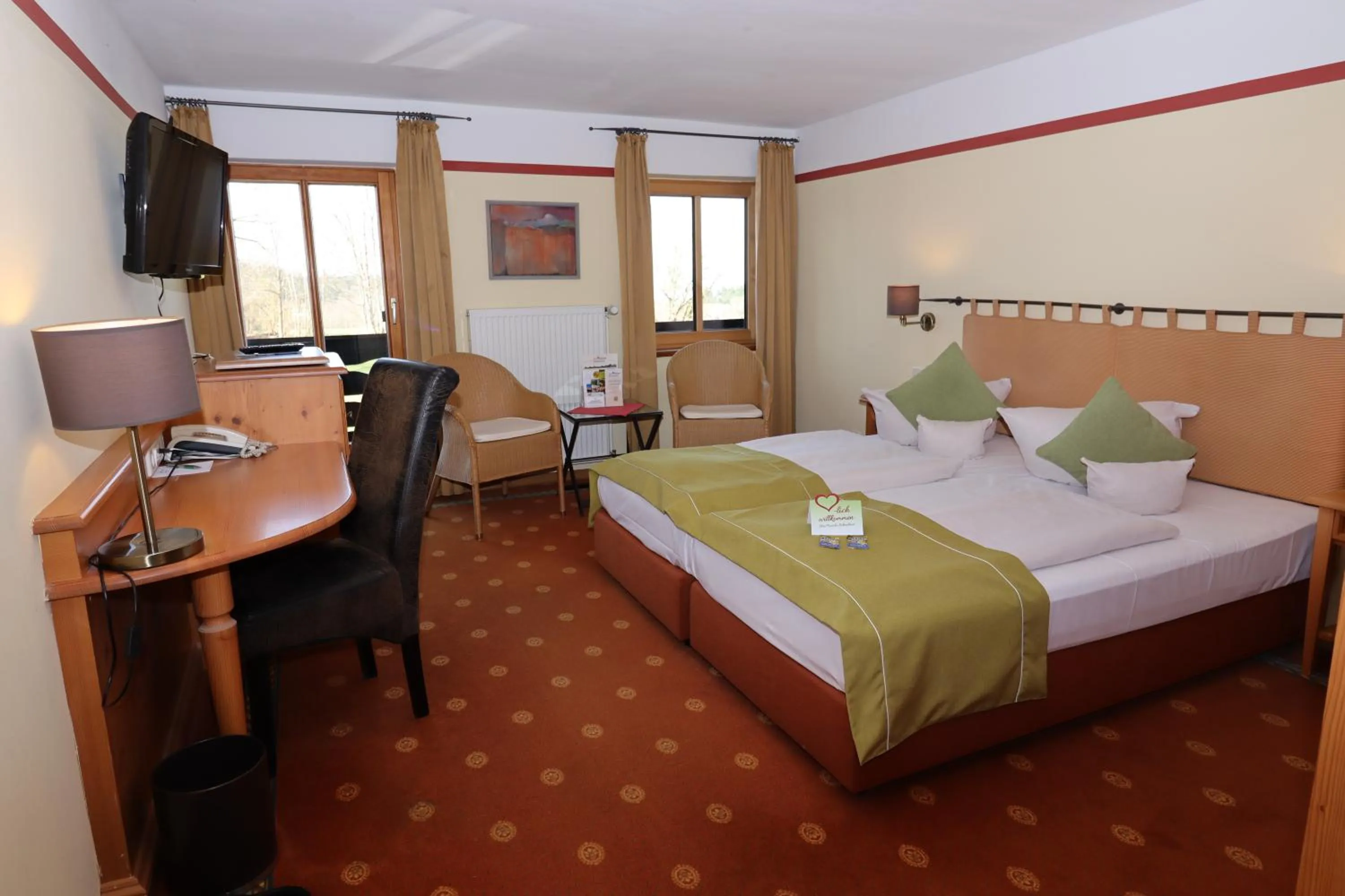 Photo of the whole room, Bed in Hotel Gut Schmelmerhof