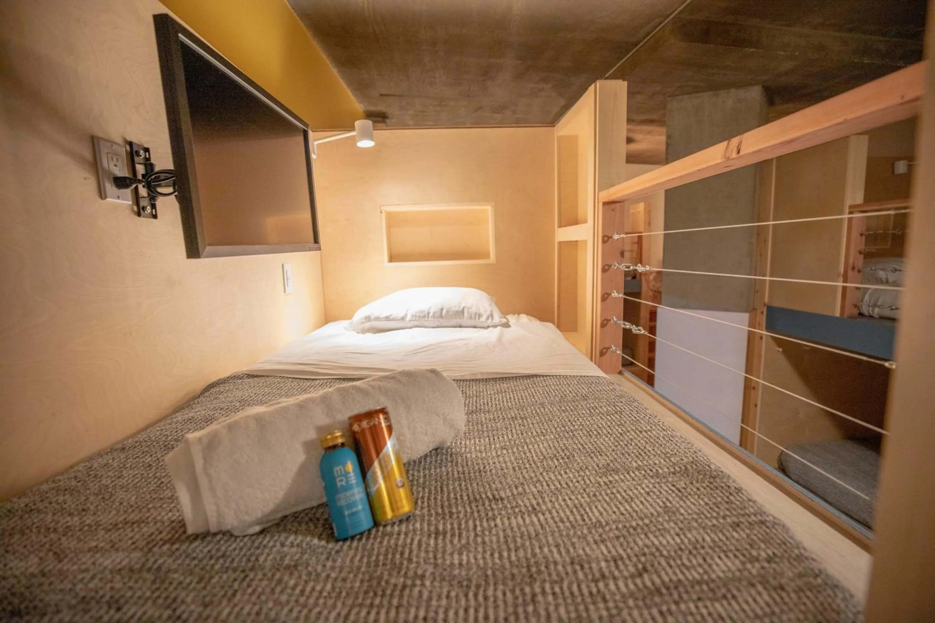 Bed in PodShare San Diego