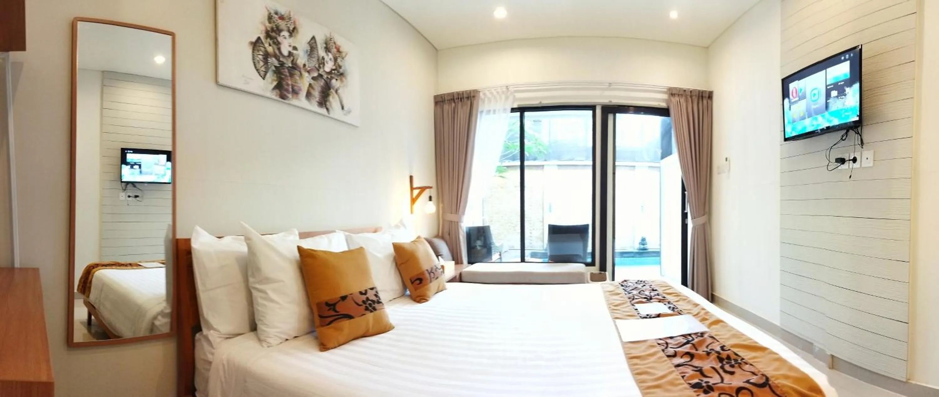 Bedroom, Bed in Hotel and Villa B52 Gili Air