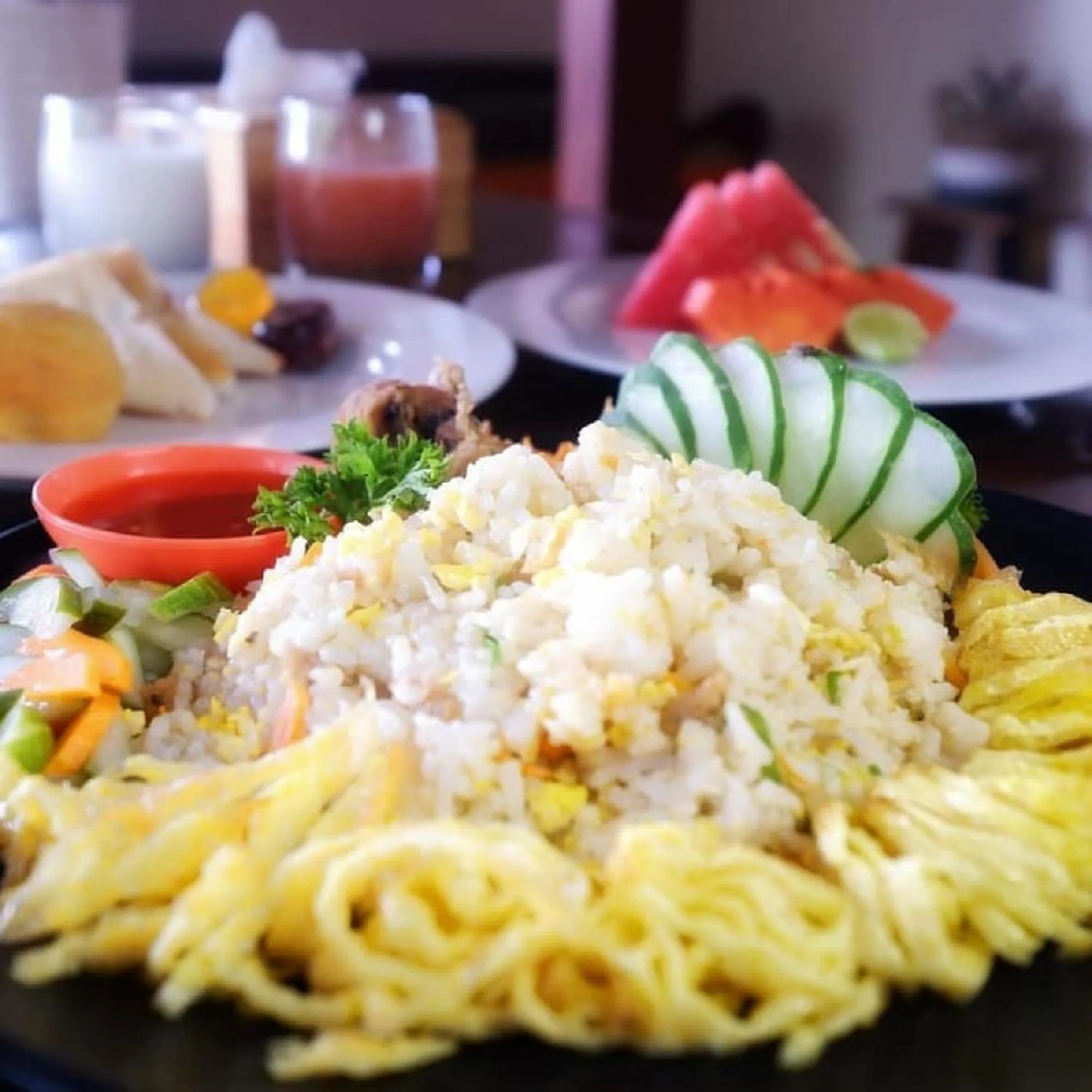 Breakfast in Hotel and Villa B52 Gili Air