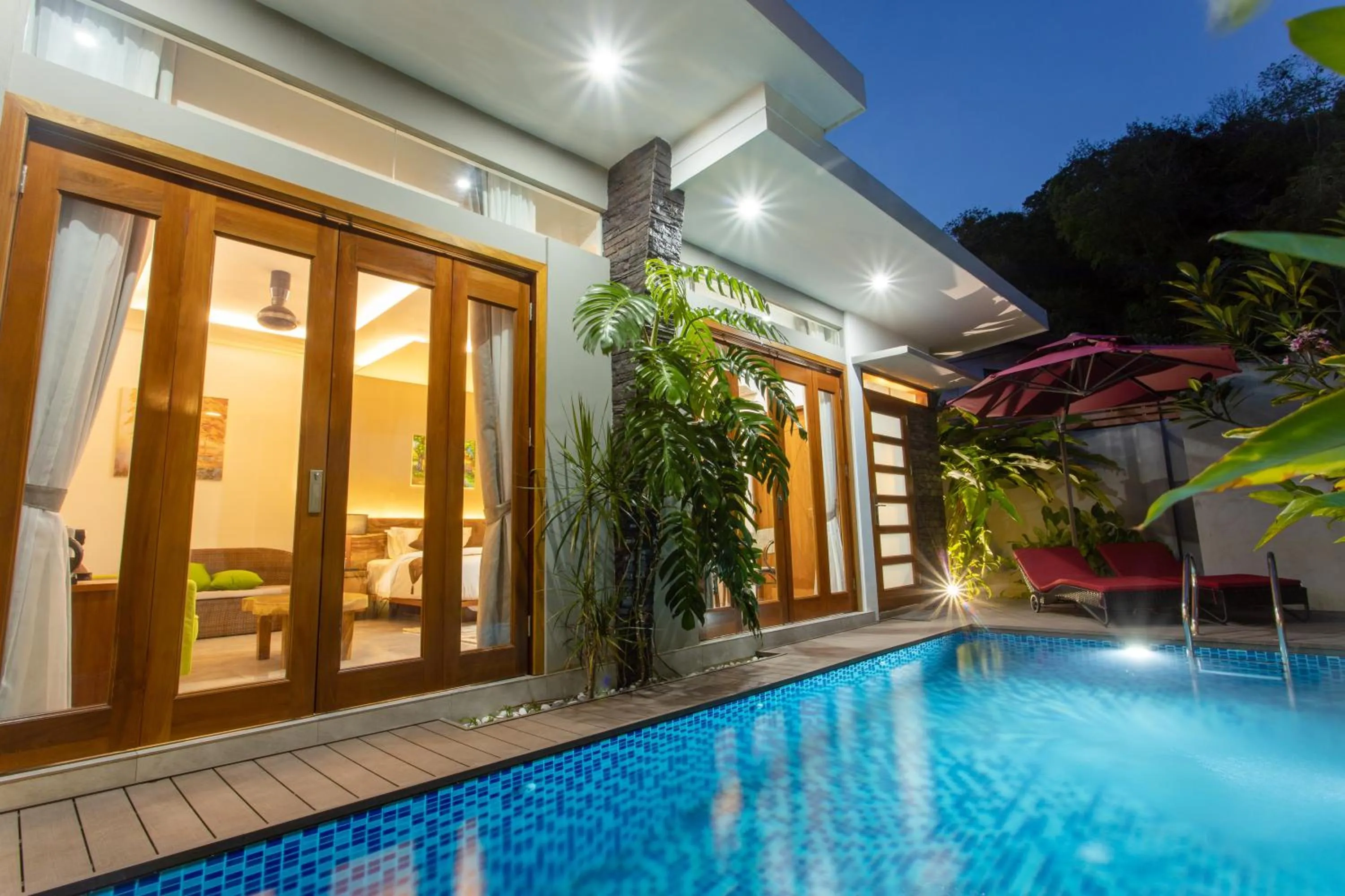 Patio in Maneh Villa Langkawi - Private Pool