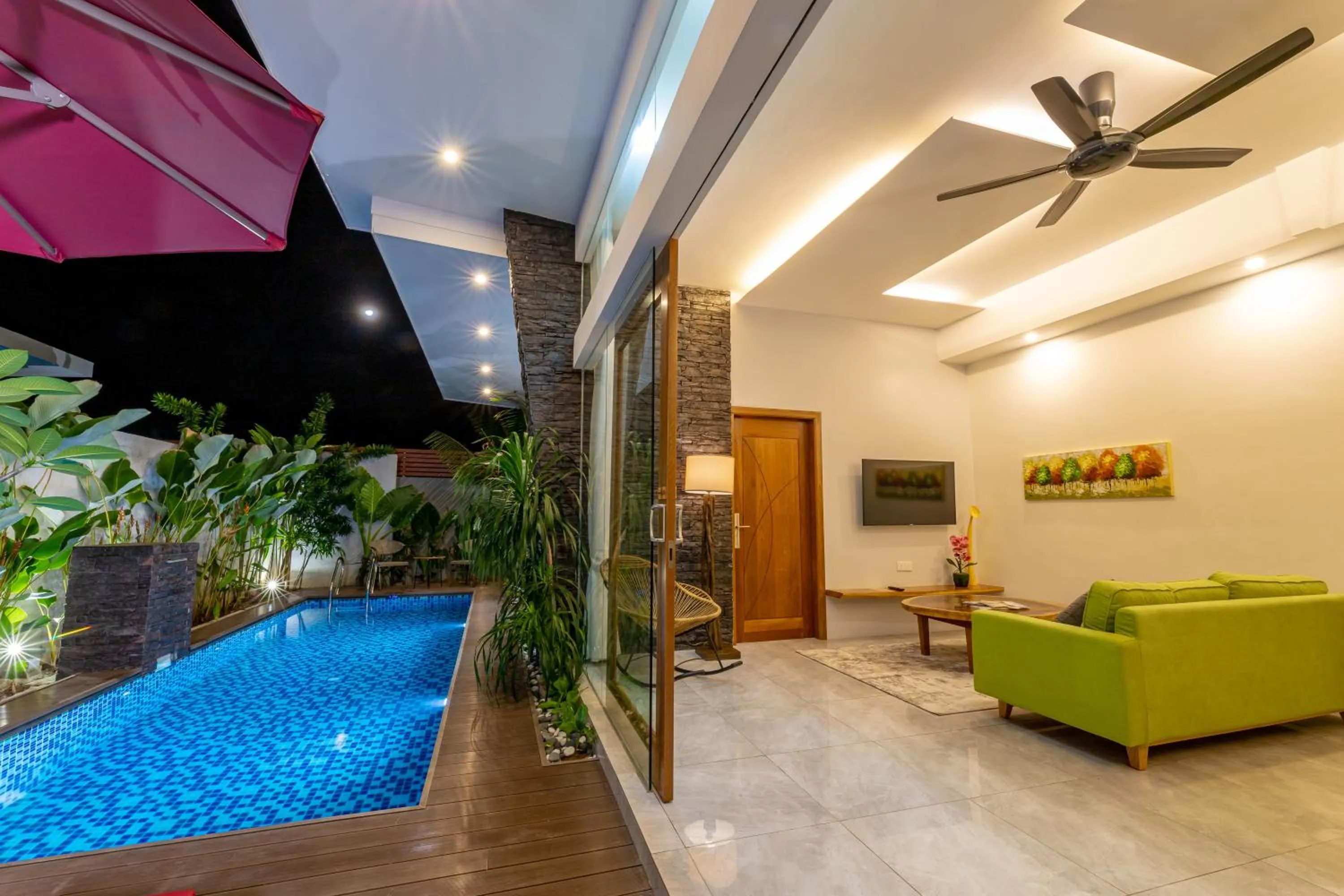 Pool view in Maneh Villa Langkawi - Private Pool