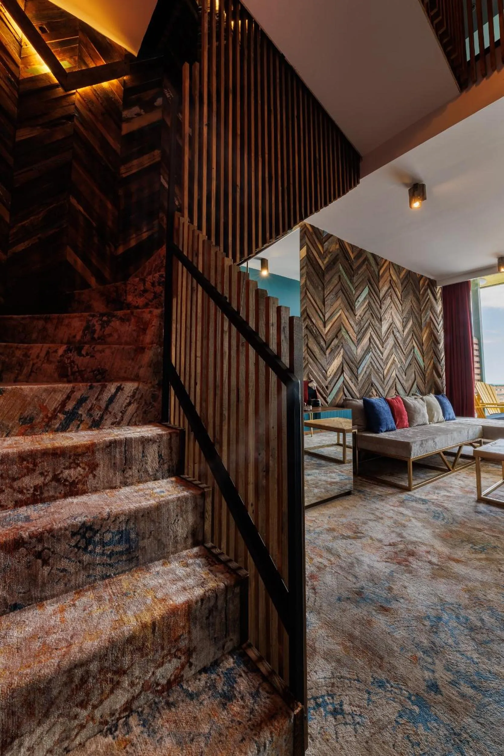 Living room in Mtserlebi Resort