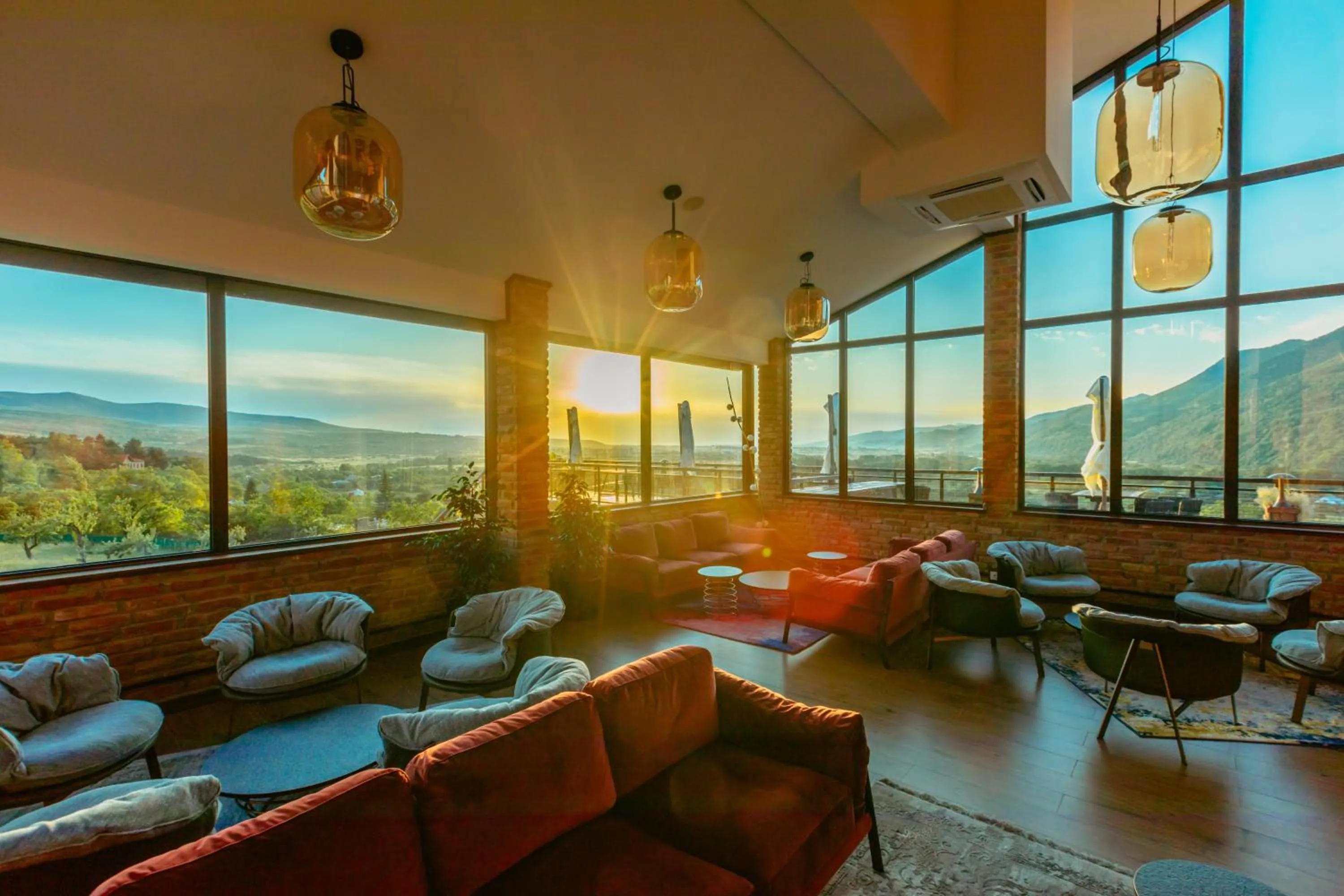 Lobby or reception in Mtserlebi Resort