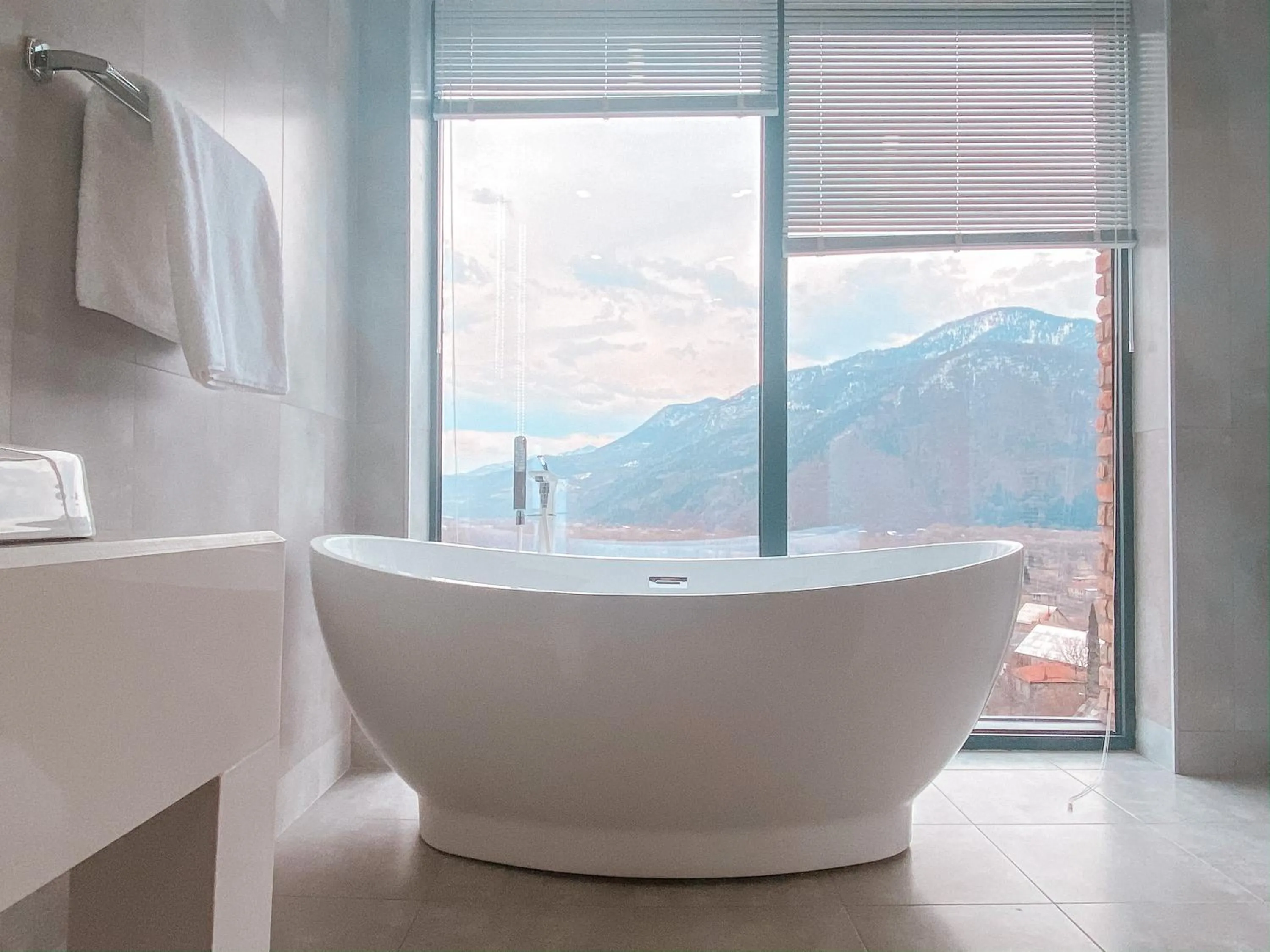 Bathroom in Mtserlebi Resort