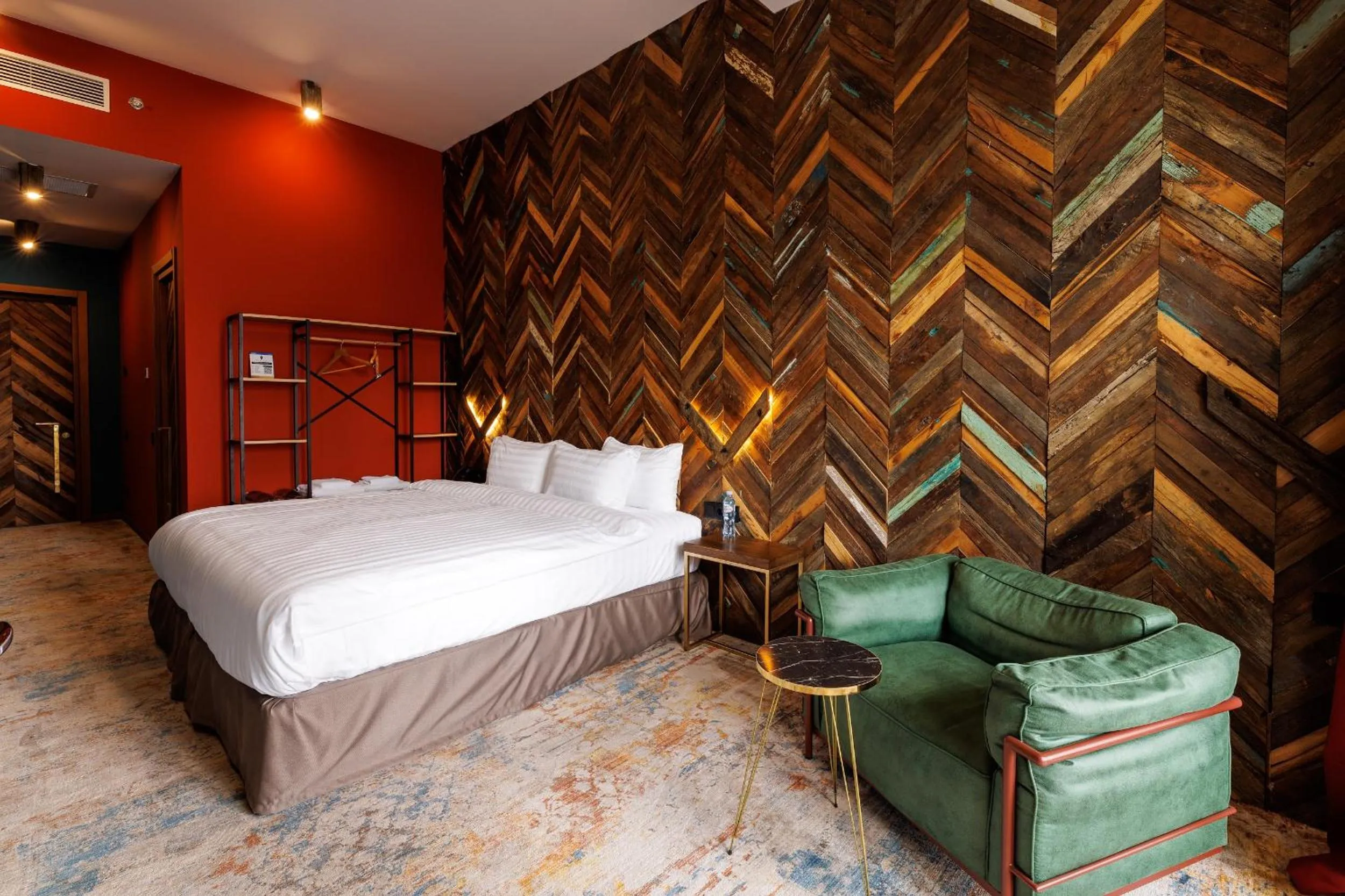 View (from property/room), Bed in Mtserlebi Resort