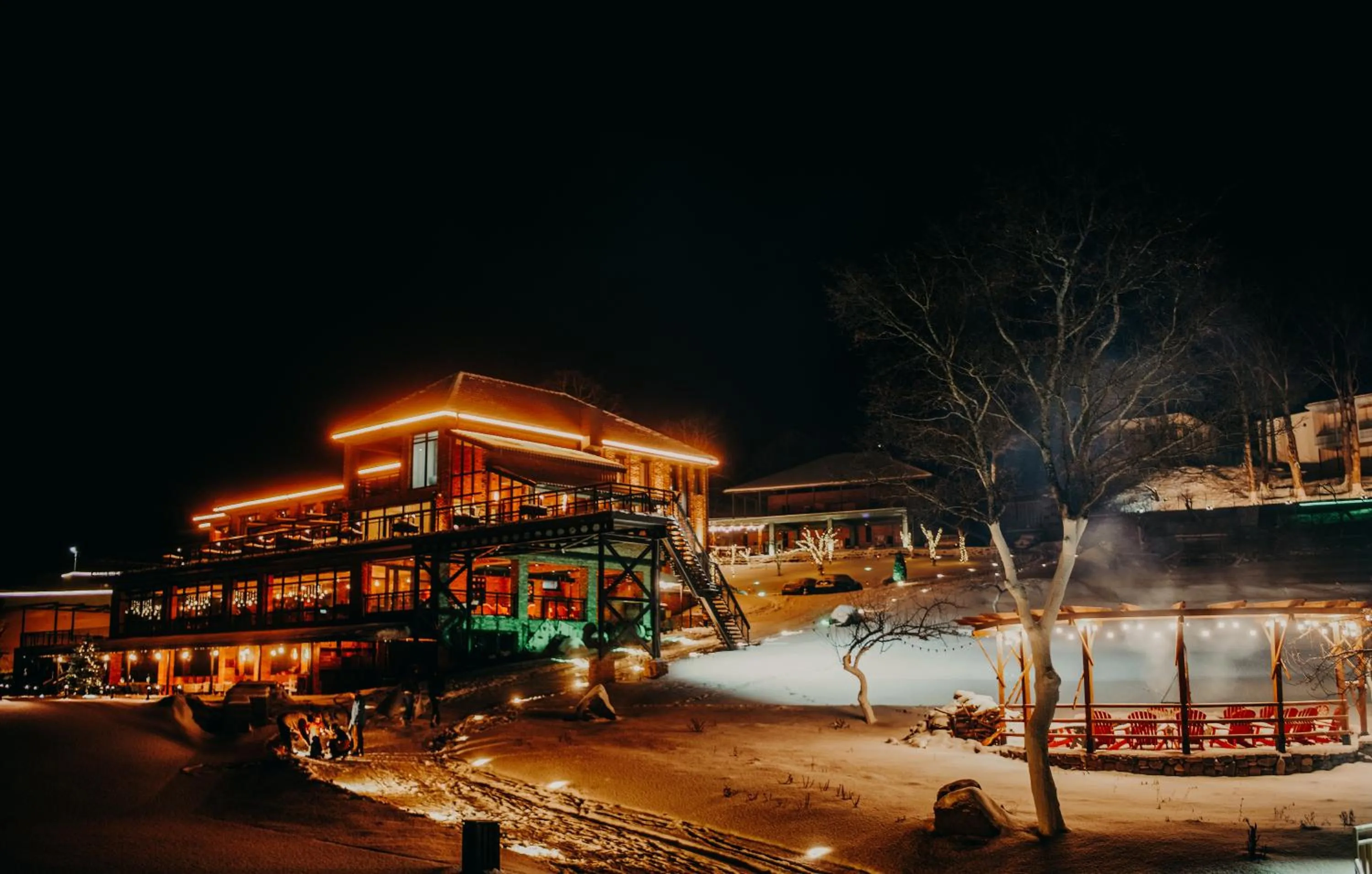 Property building in Mtserlebi Resort