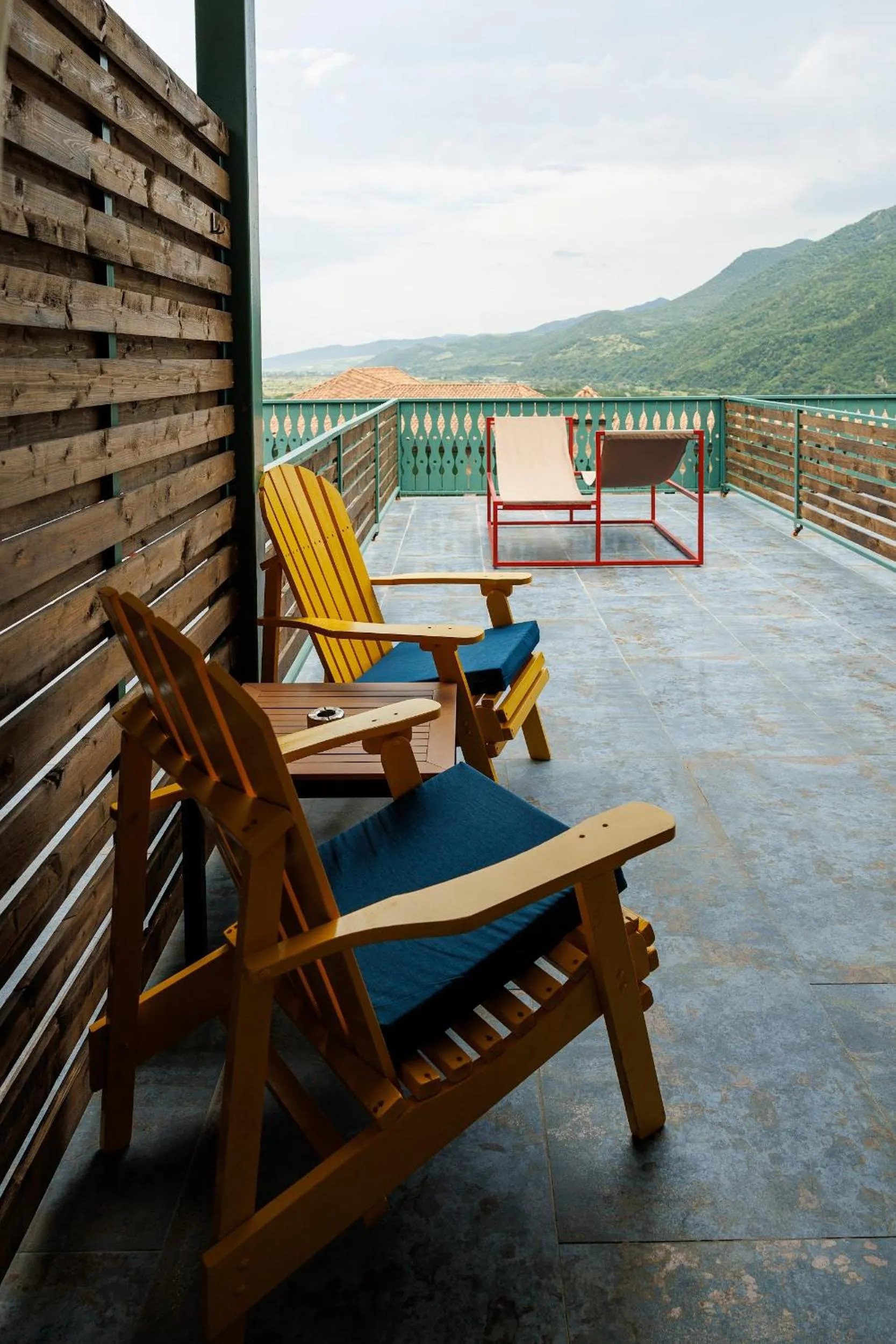 Balcony/Terrace in Mtserlebi Resort